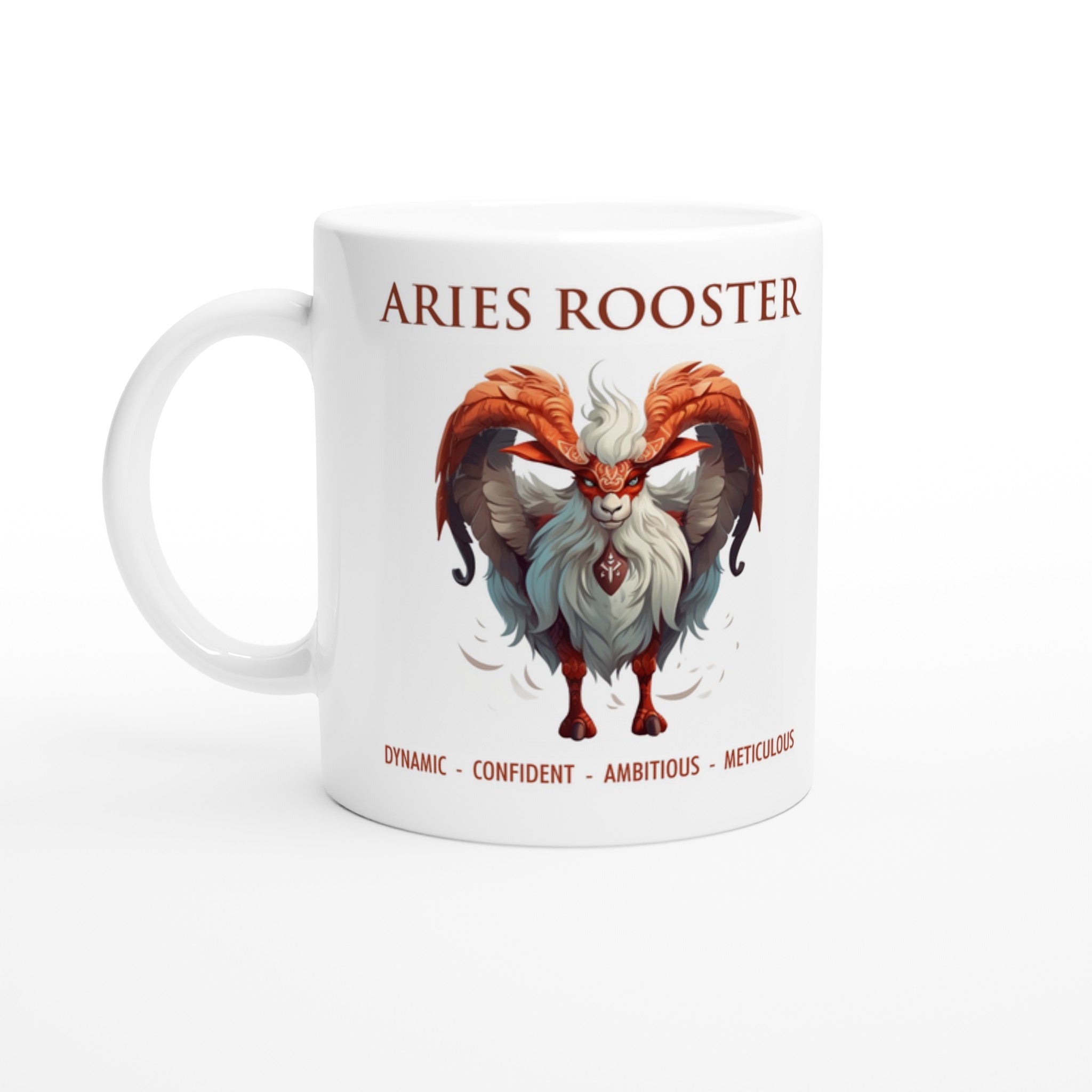 Aries Rooster Ceramic Mug