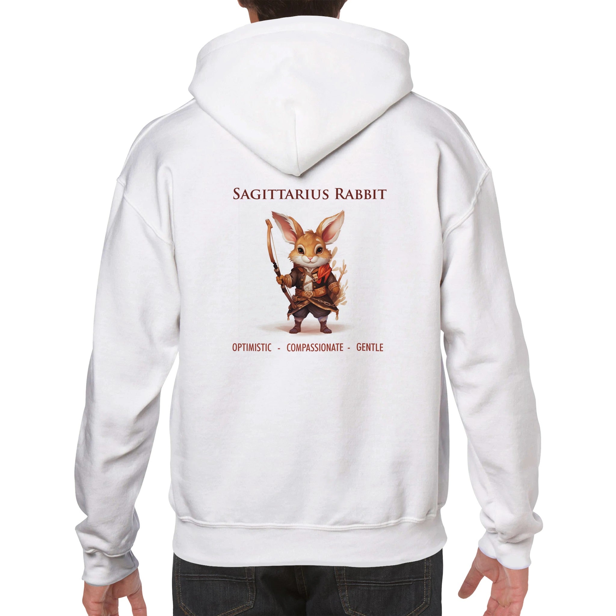 Sagittarius Rabbit Premium Unisex Pullover Hoodie