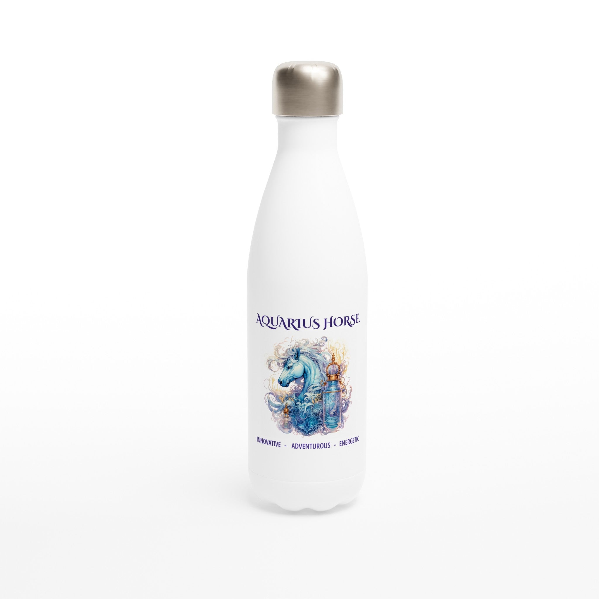 Aquarius Horse (M) Stainless Steel Water Bottle