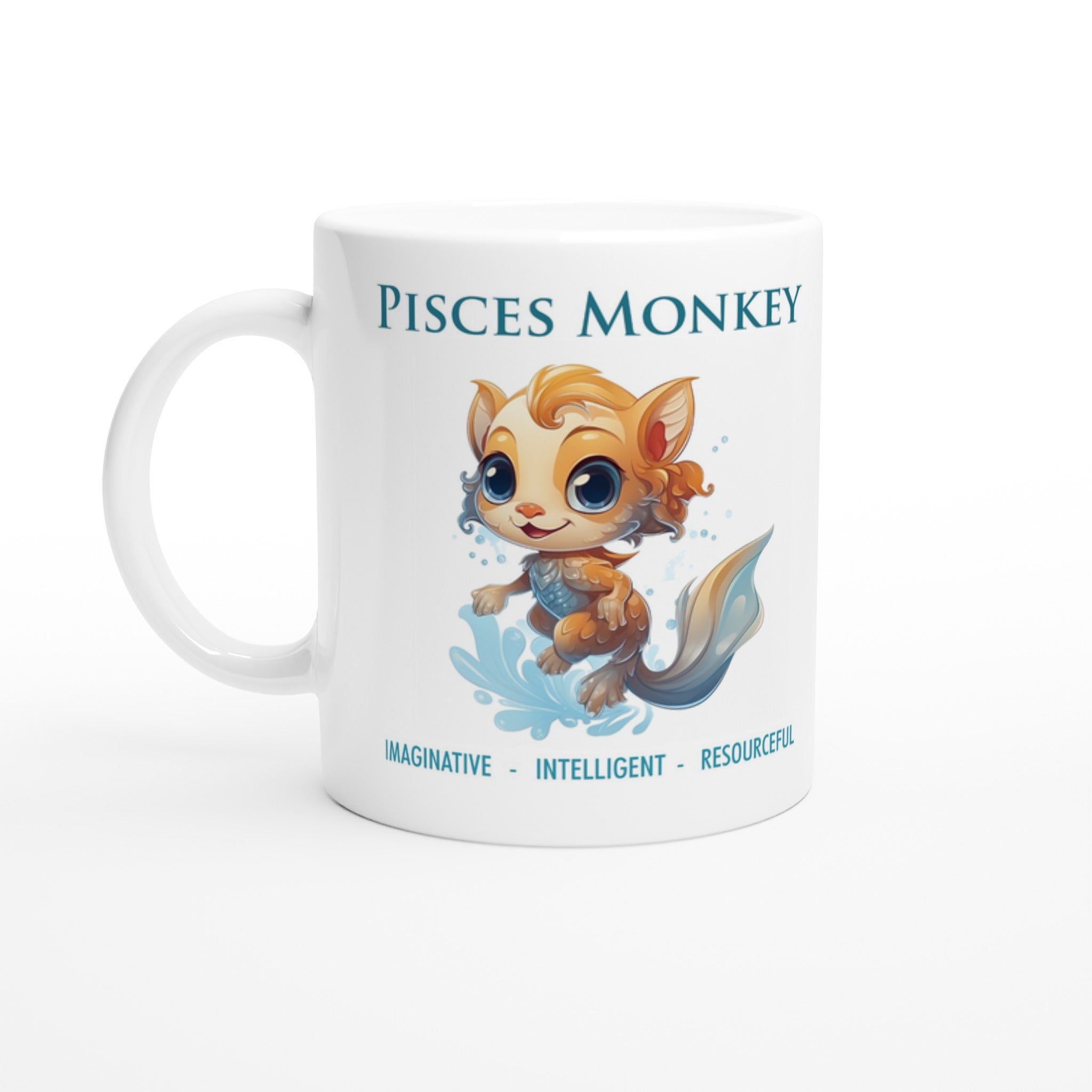 Pisces Monkey (F) Ceramic Mug