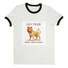 Leo Tiger (F) Unisex Ringer T-shirt
