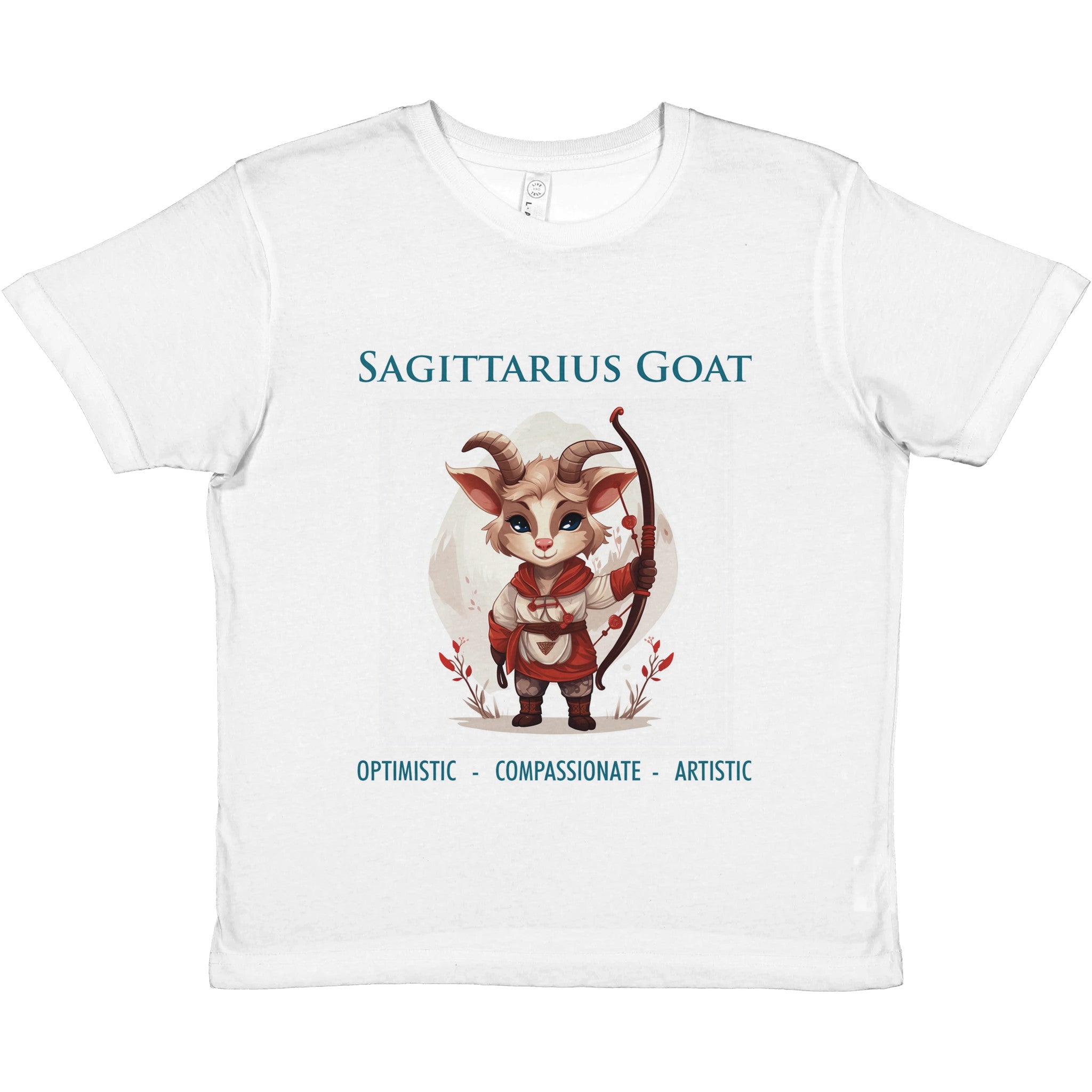 Sagittarius-Goat Premium Kids Crewneck T-shirt