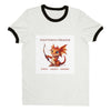 Sagittarius Dragon Unisex Ringer T-shirt
