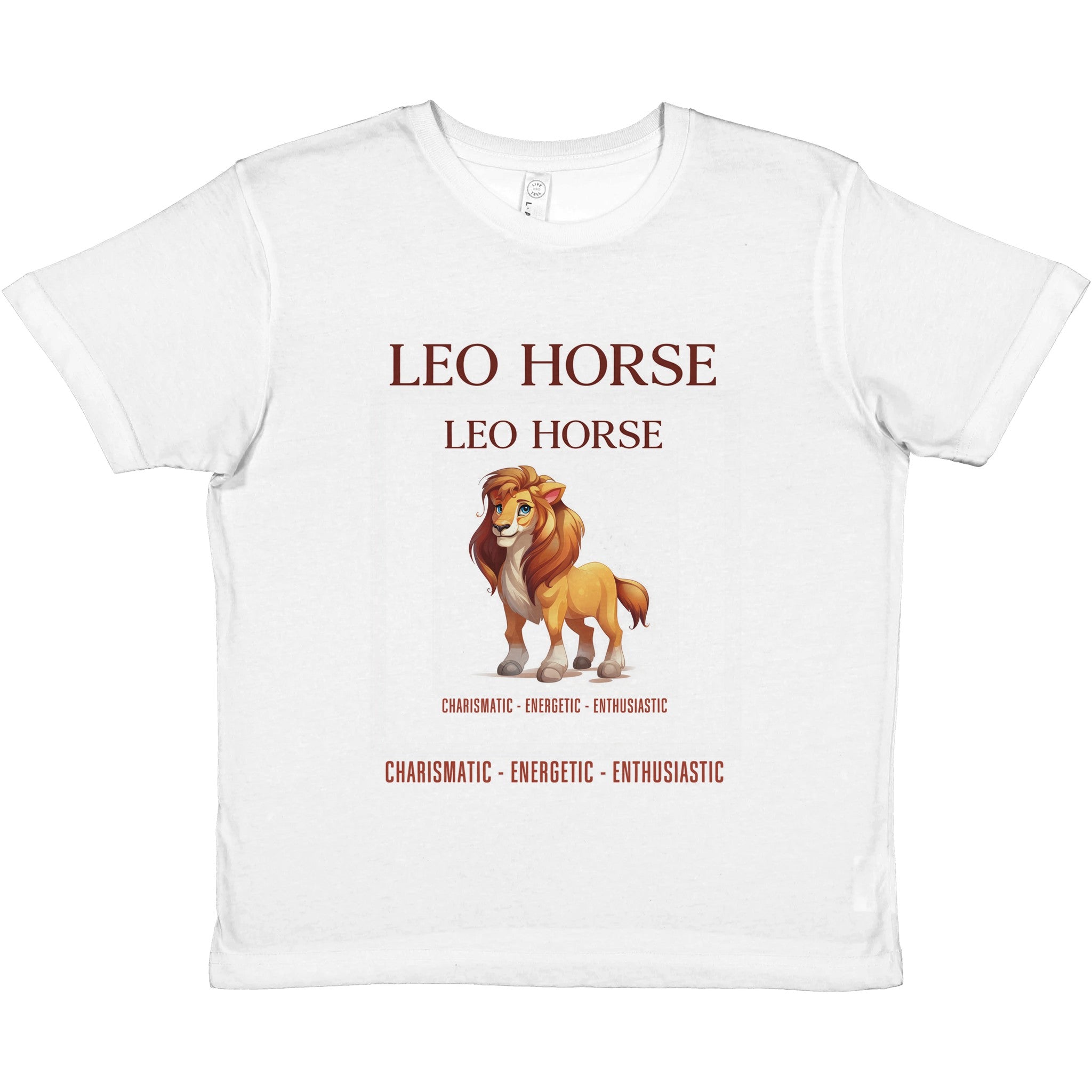Leo-Horse Crewneck T-shirt
