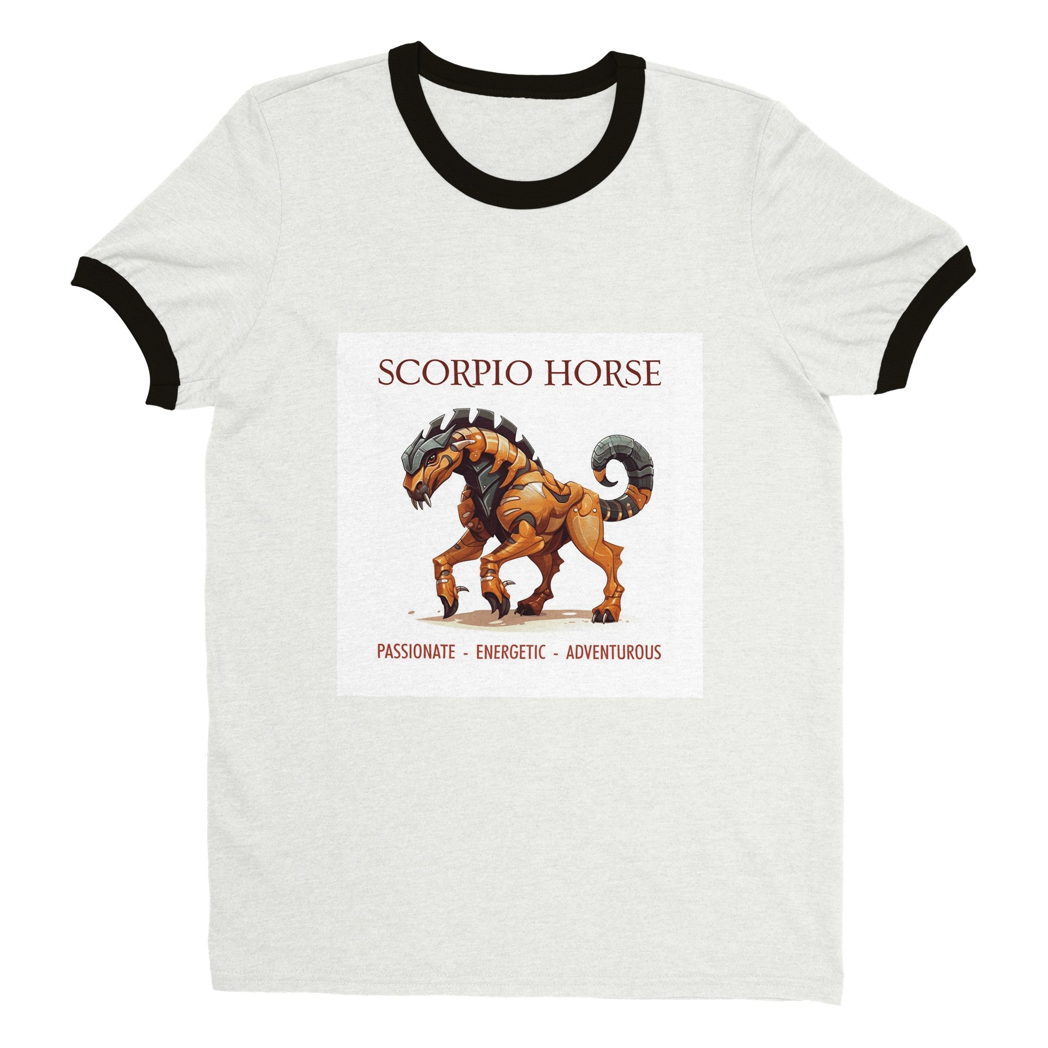 Scorpio Horse Unisex Ringer T-shirt