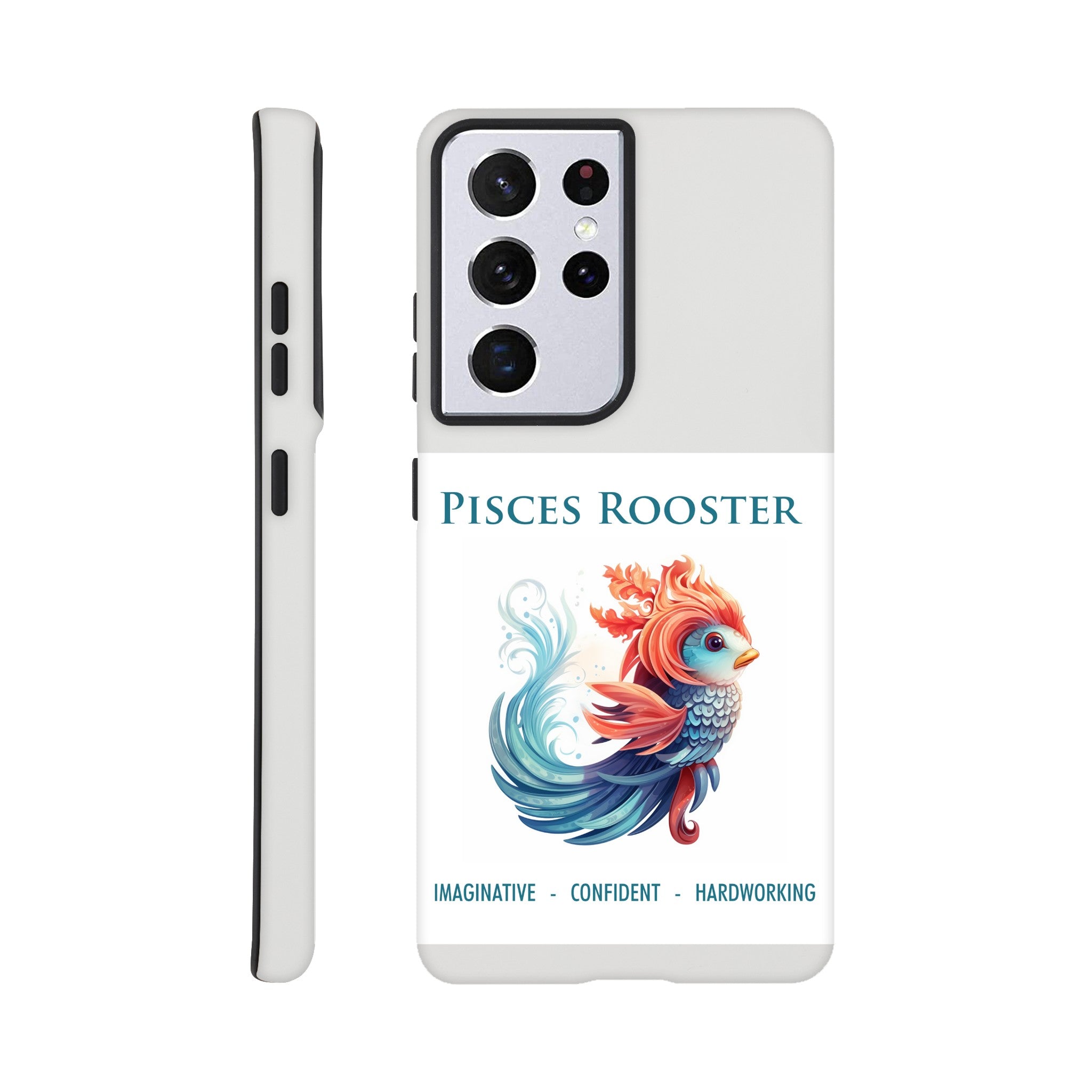 Pisces Rooster Tough case