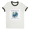 Aquarius Rooster (2) Unisex Ringer T-shirt