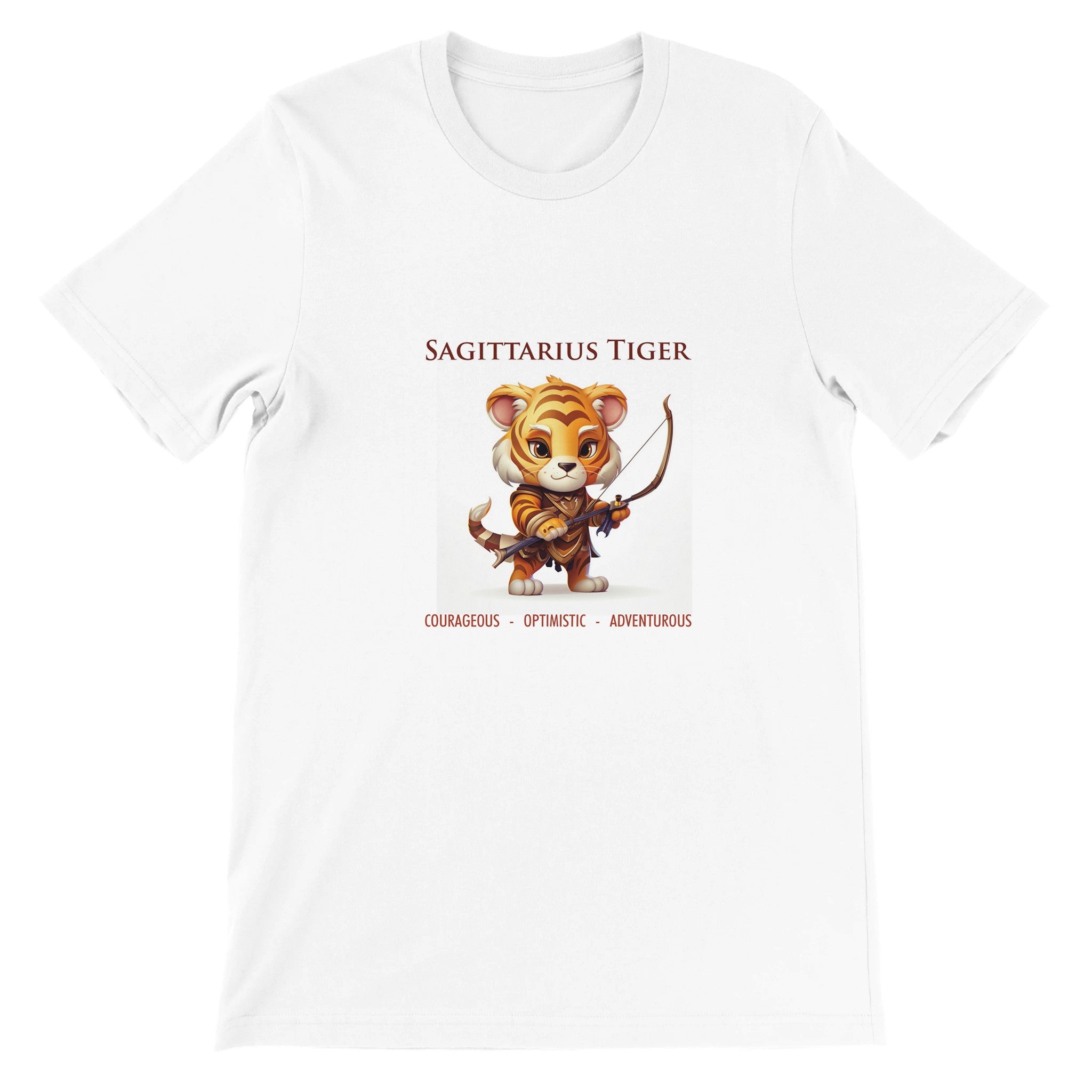 Sagittarius Tiger Premium Unisex Crewneck T-shirt