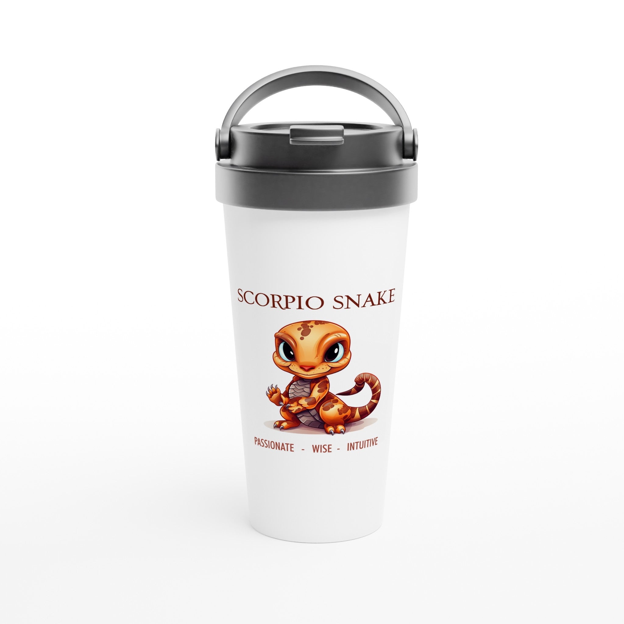 Scorpio Snake (F) Stainless Steel Travel Mug