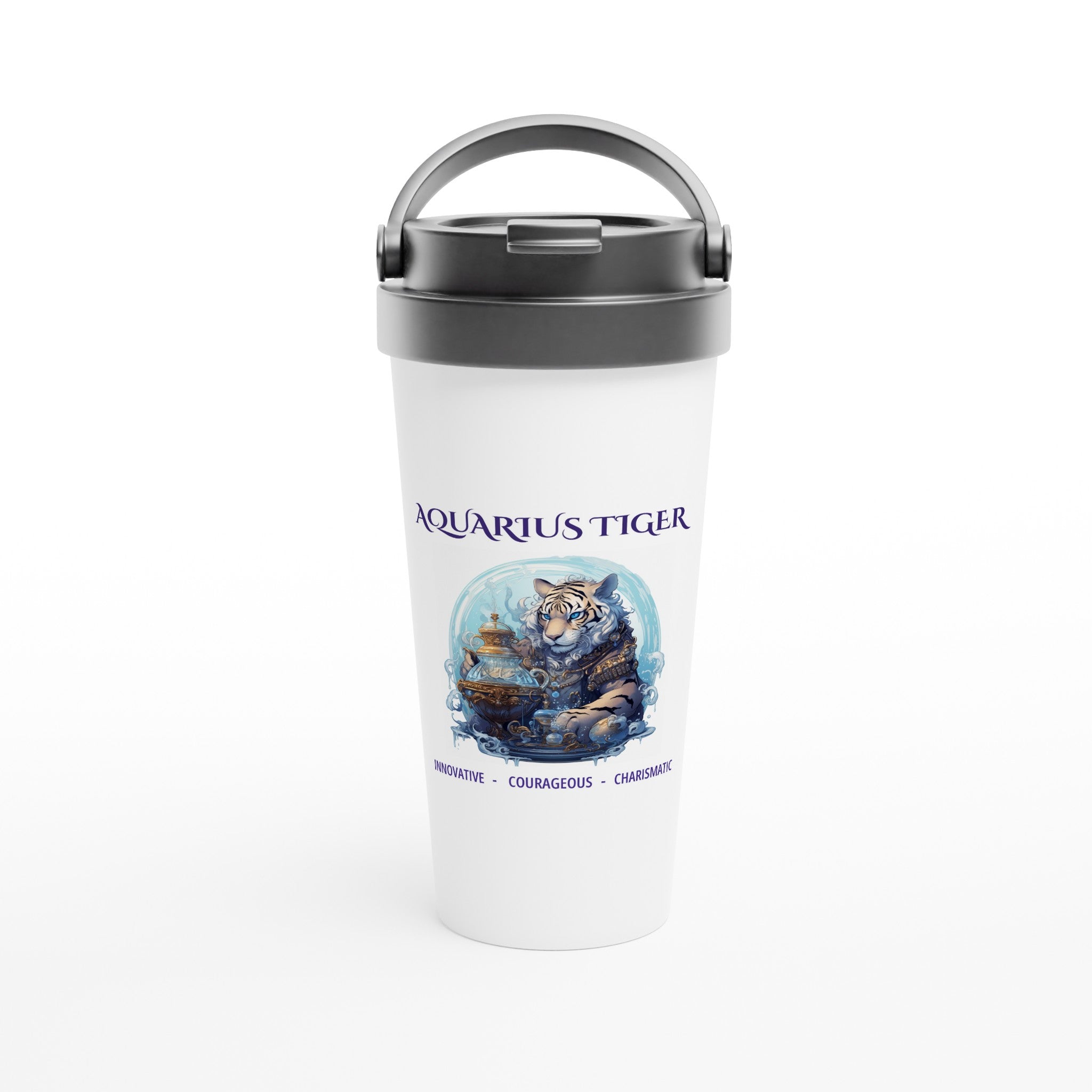 Aquarius Tiger Stainless Steel Travel Mug