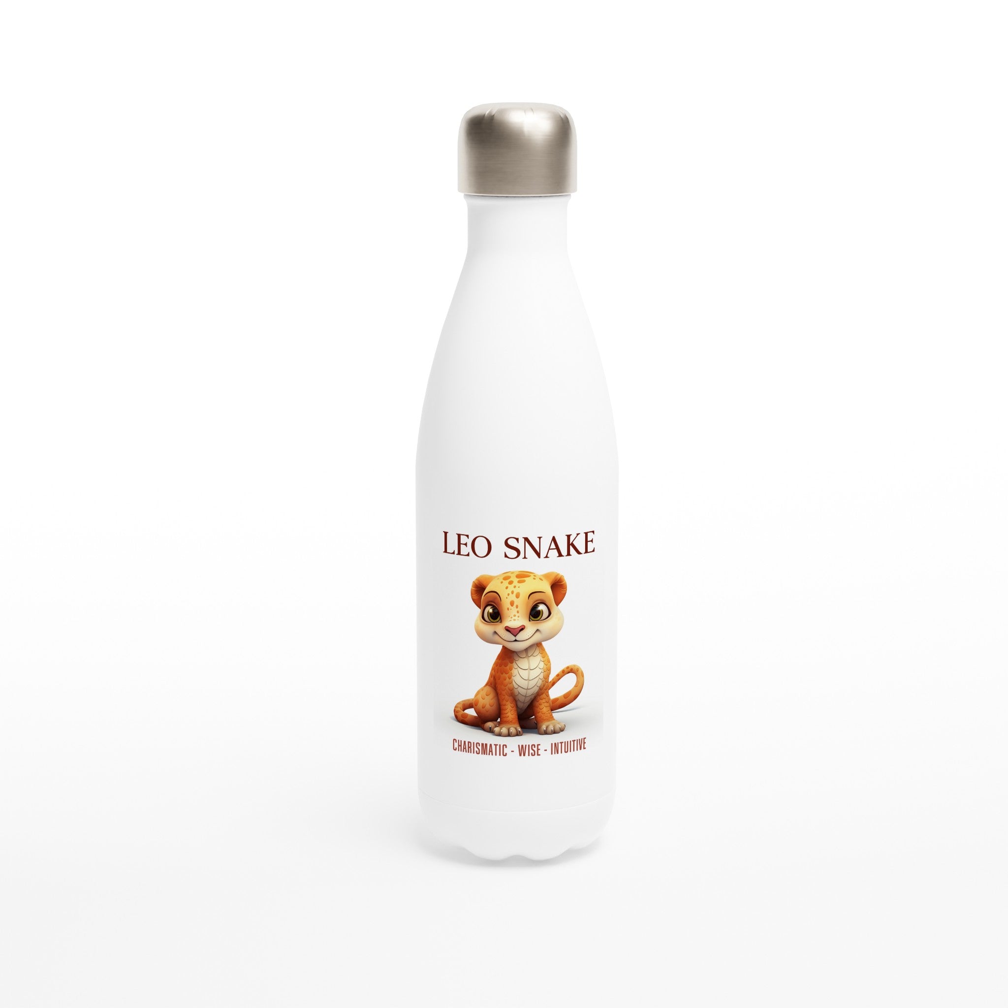 Leo Snake (F) Stainless Steel Water Bottle