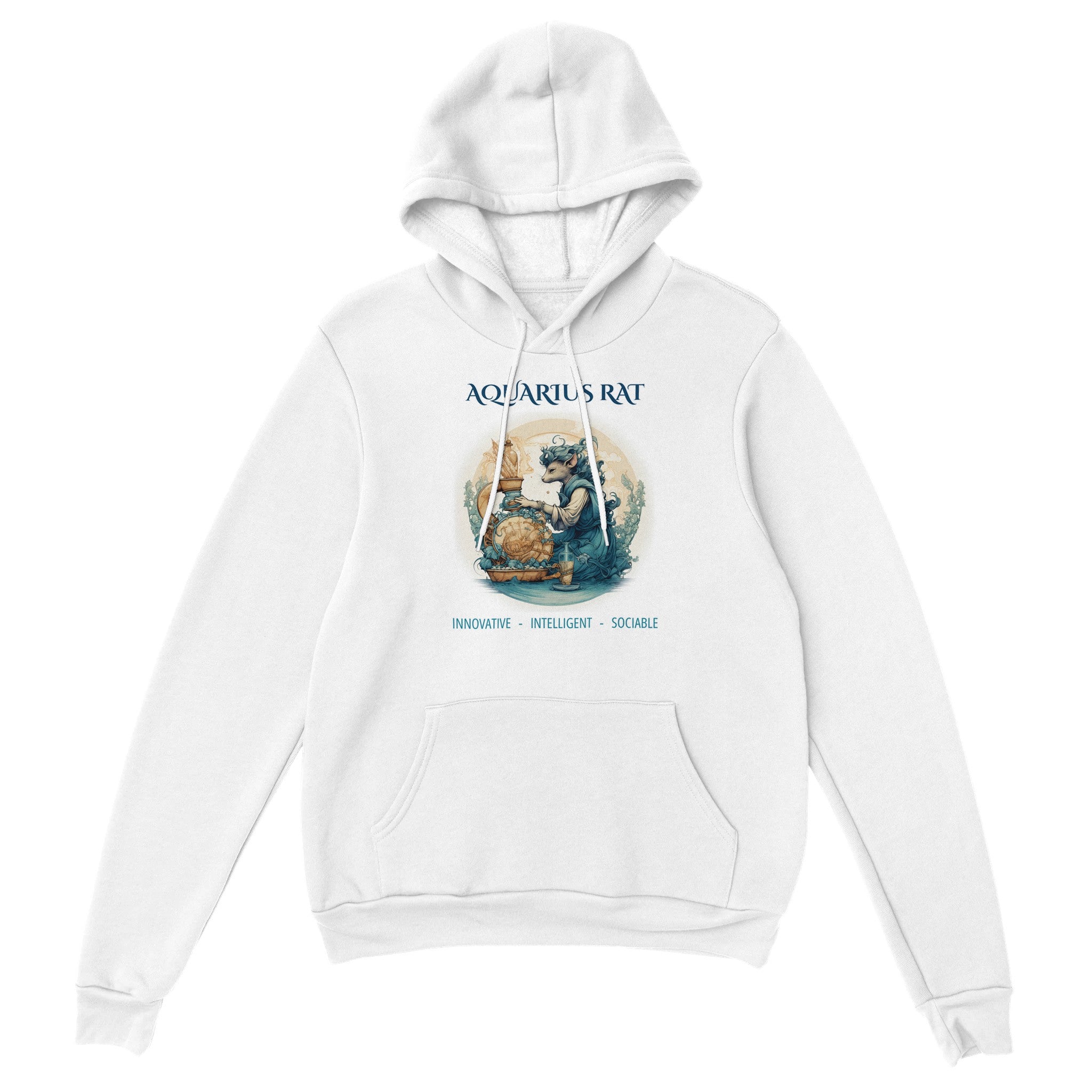 Aquarius Rat Premium Unisex Pullover Hoodie