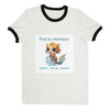 Pisces Monkey (F) Unisex Ringer T-shirt