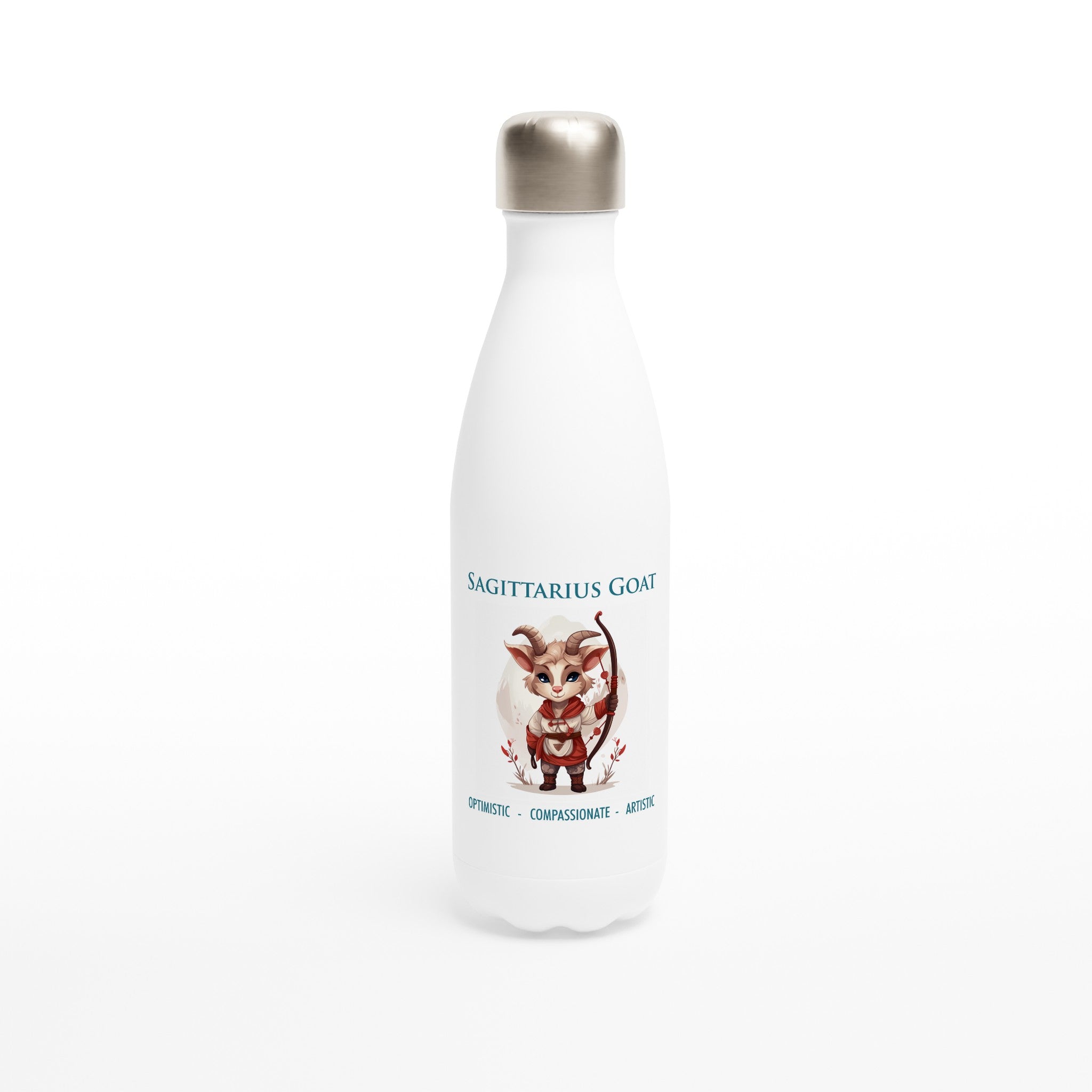 Sagittarius Goat Stainless Steel Water Bottle