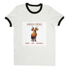 Aries Dog i Unisex Ringer T-shirt