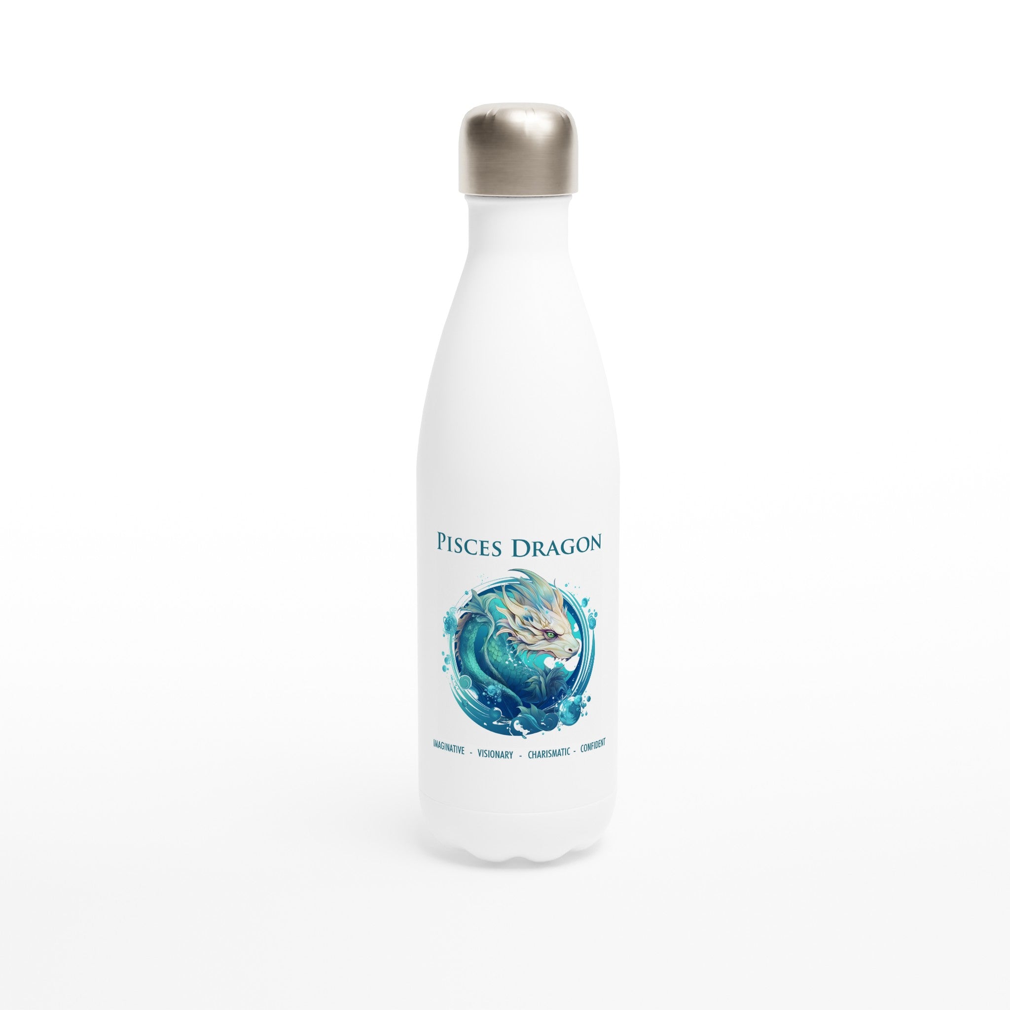 Pisces Dragon Stainless Steel Water Bottle