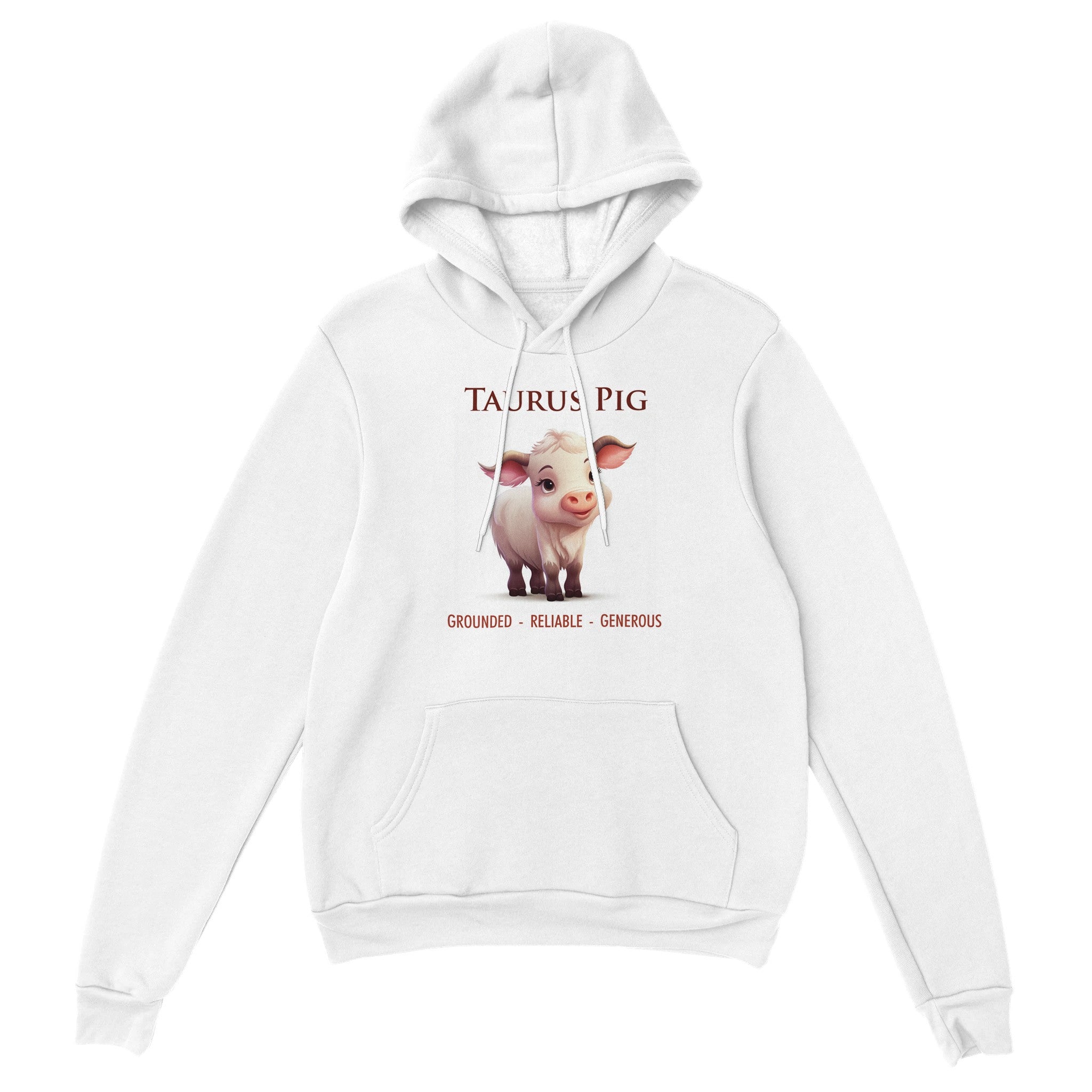 Taurus Pig (F) Premium Unisex Pullover Hoodie