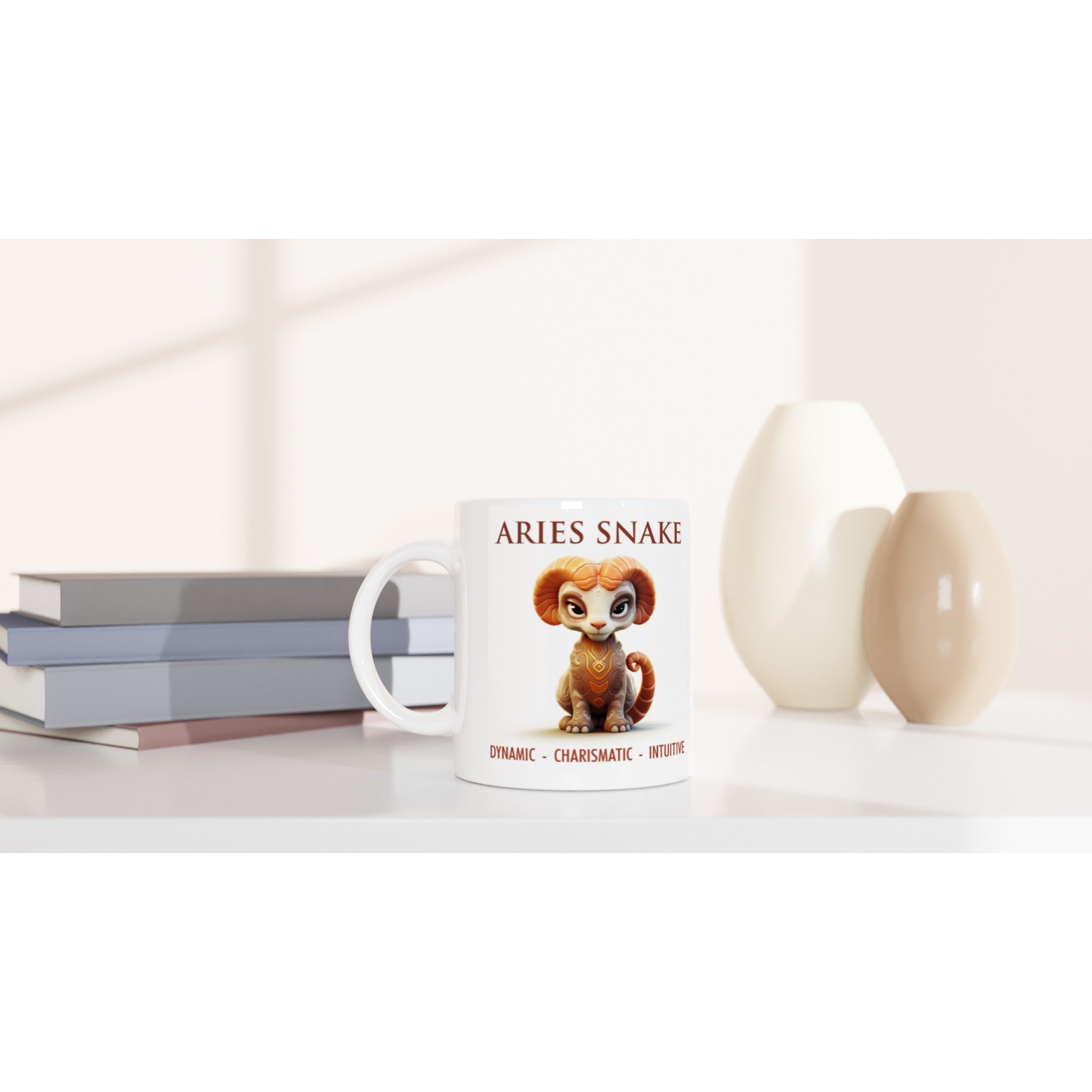Aries Snake Ceramic Mug