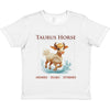 Taurus Horse (F) Premium Kids Crewneck T-shirt