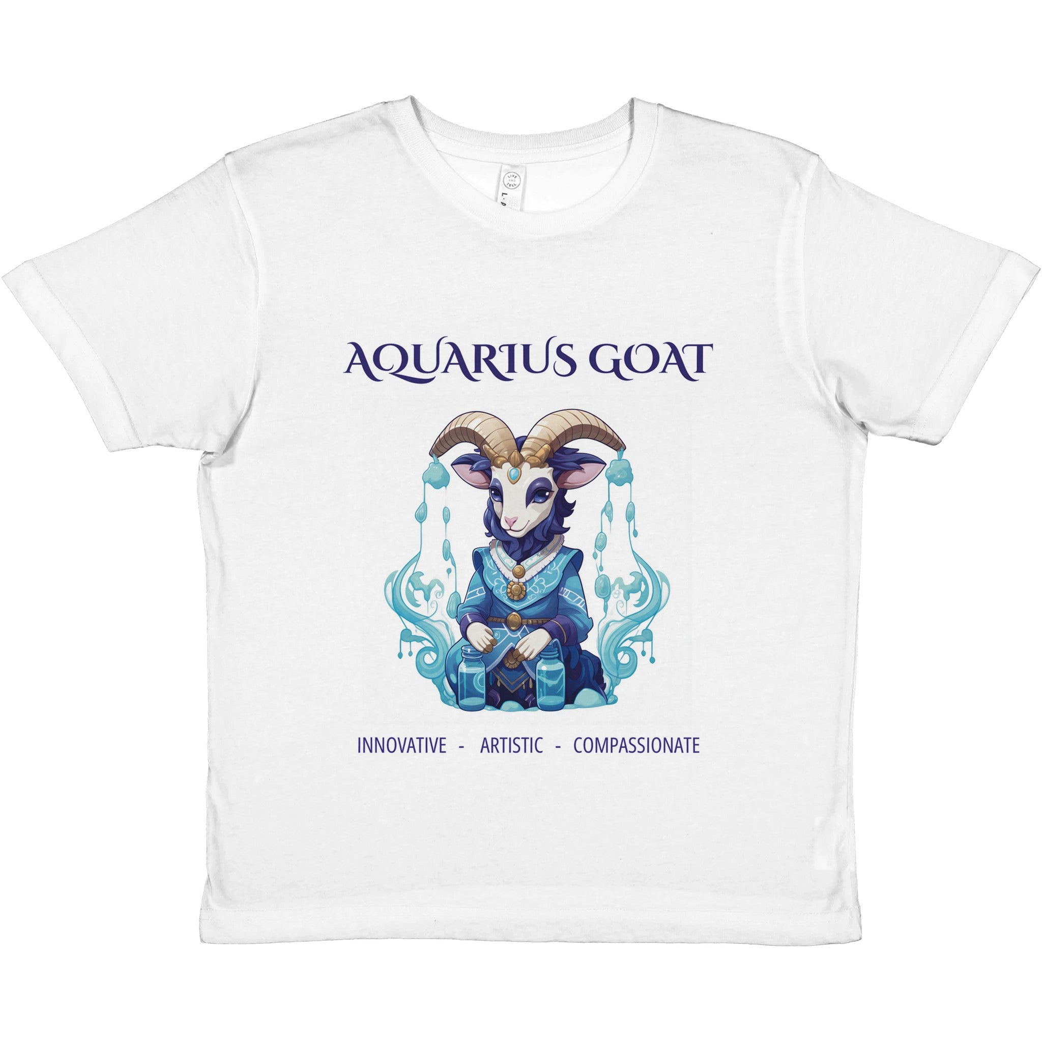 Aquarius-Goat Crewneck T-shirt