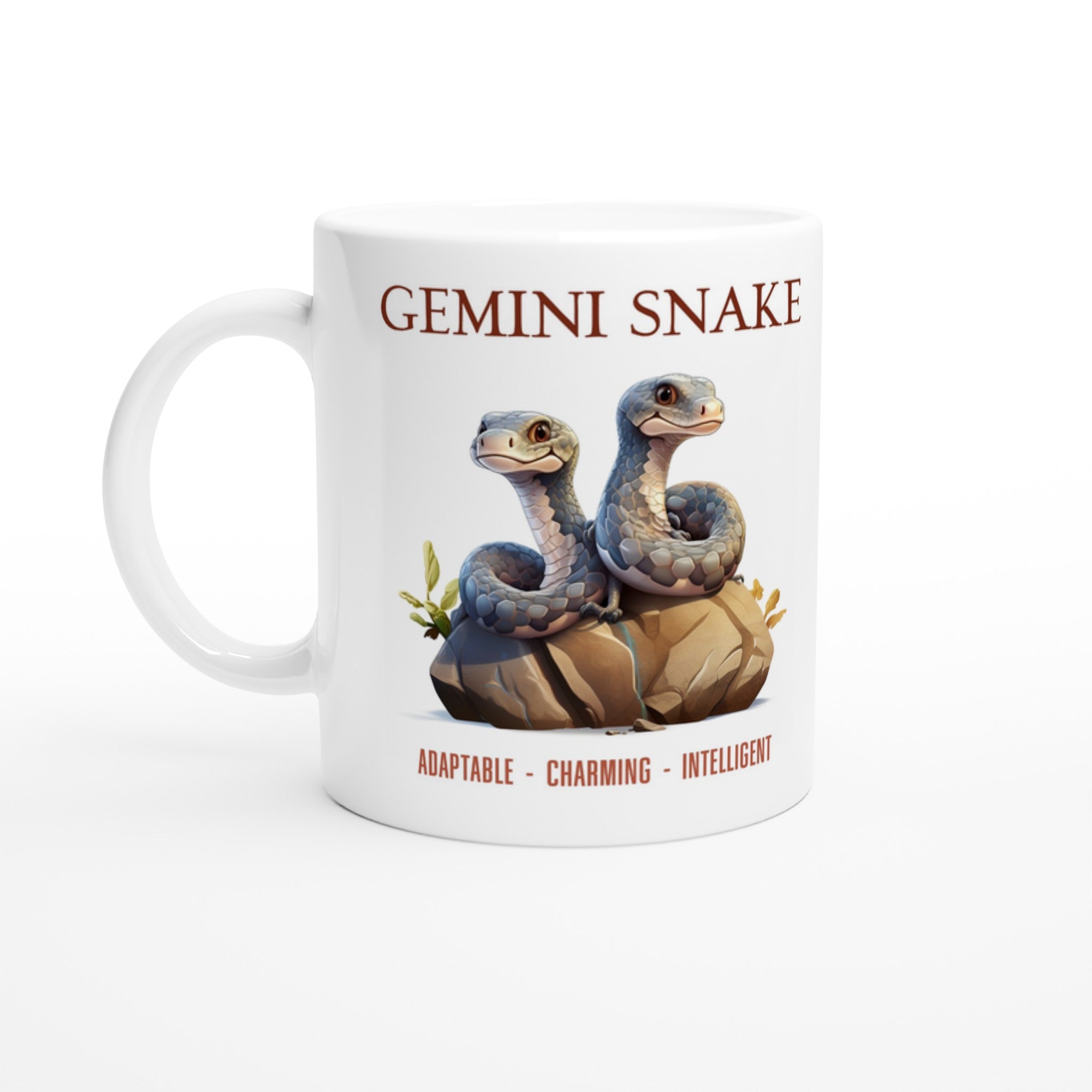 Gemini Snake Ceramic Mug