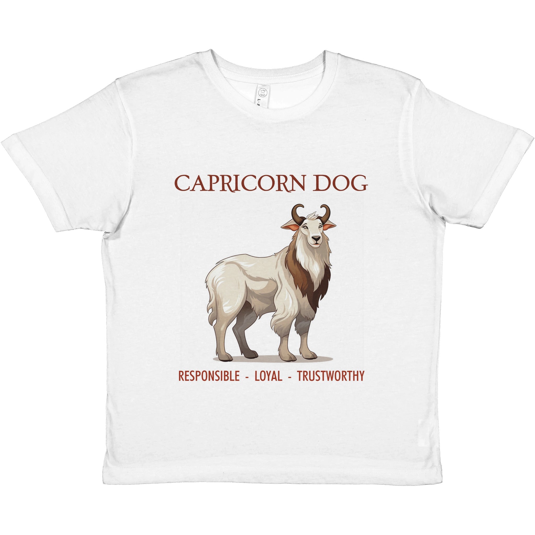 Capricorn Dog Premium Kids Crewneck T-shirt