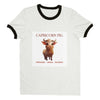 Capricorn Pig Unisex Ringer T-shirt