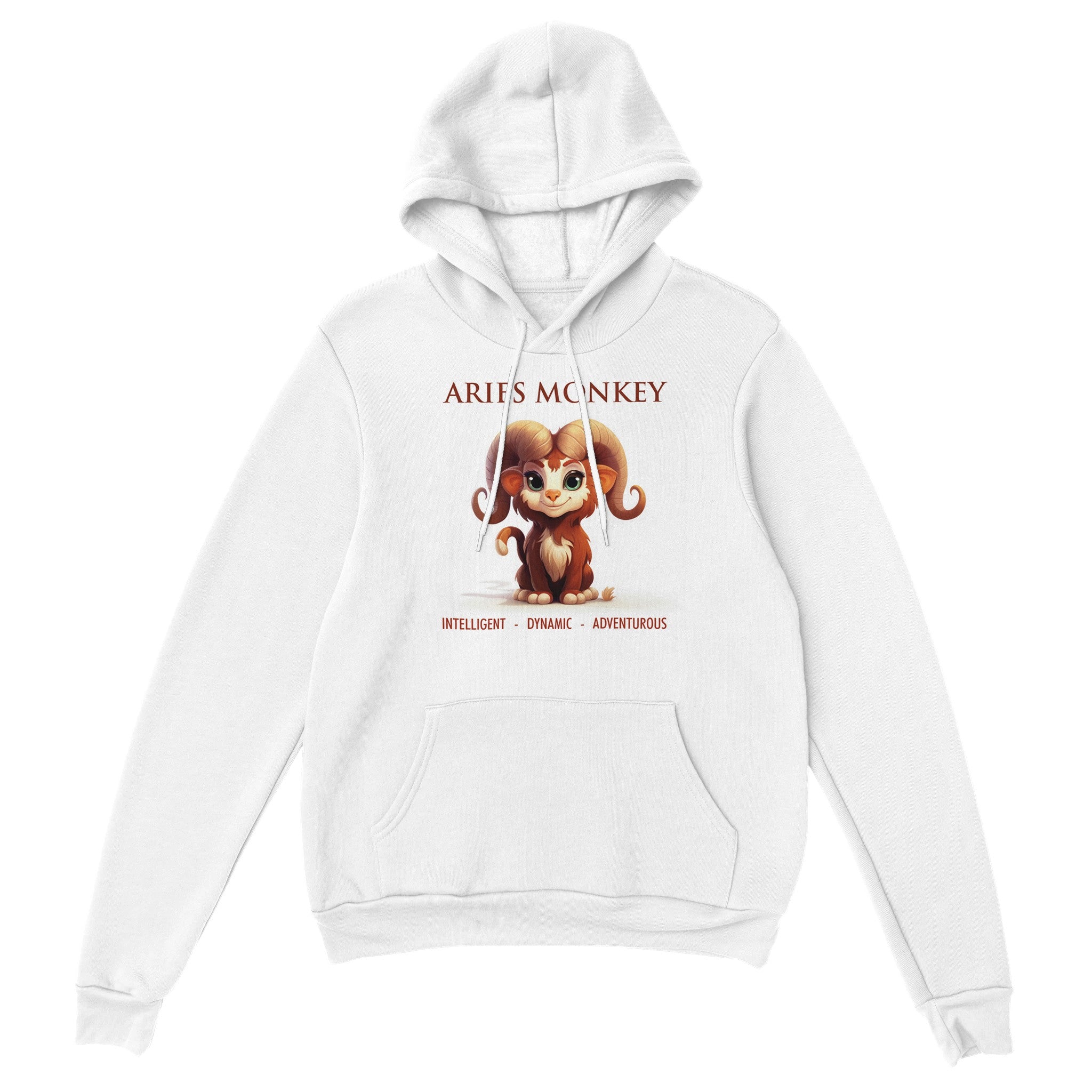 Aries Monkey Premium Unisex Pullover Hoodie