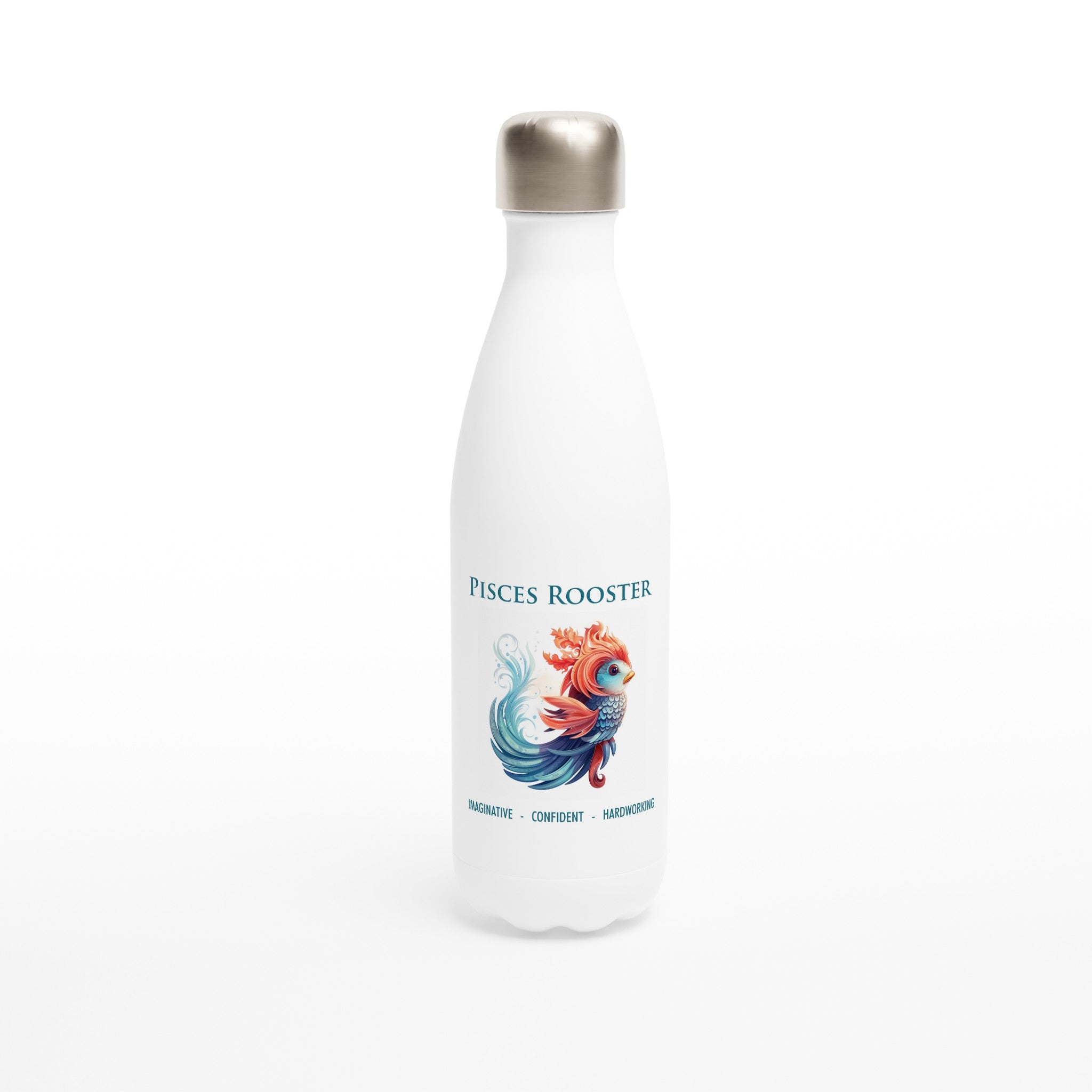 Pisces Rooster Stainless Steel Water Bottle