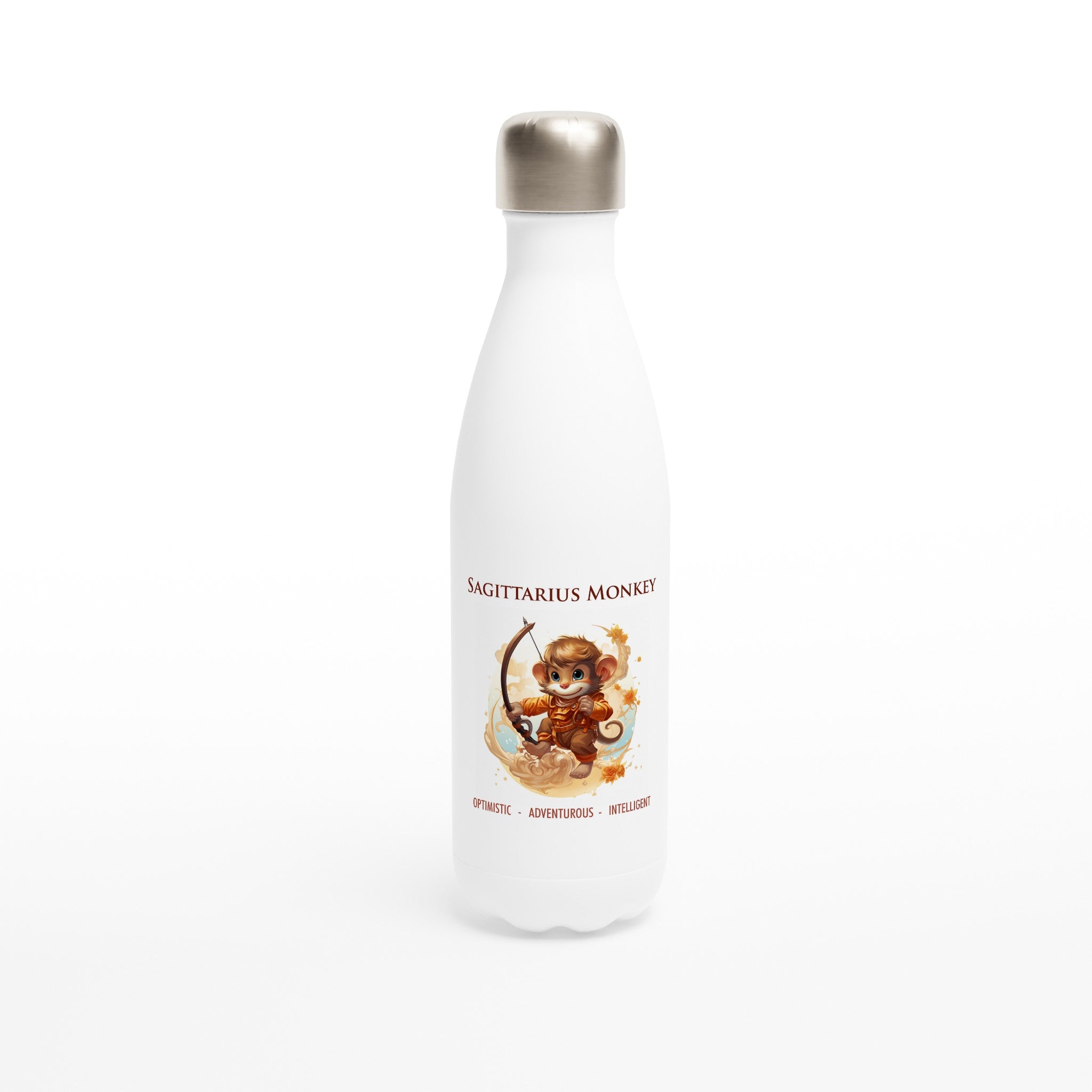 Sagittarius Monkey Stainless Steel Water Bottle