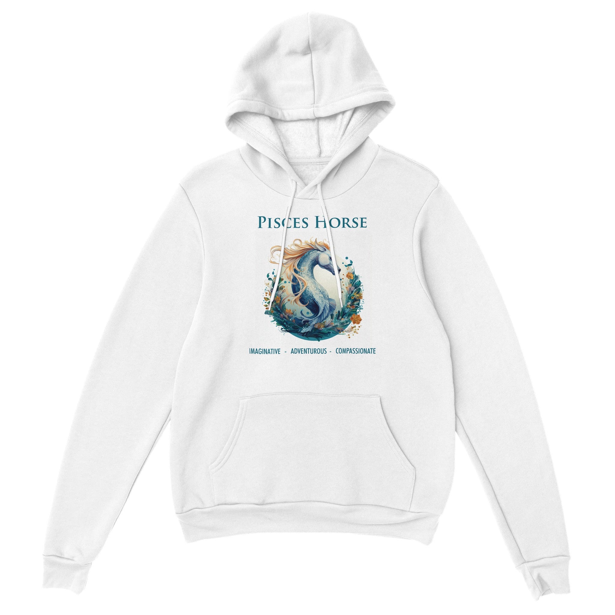 Pisces Horse F Premium Unisex Pullover Hoodie