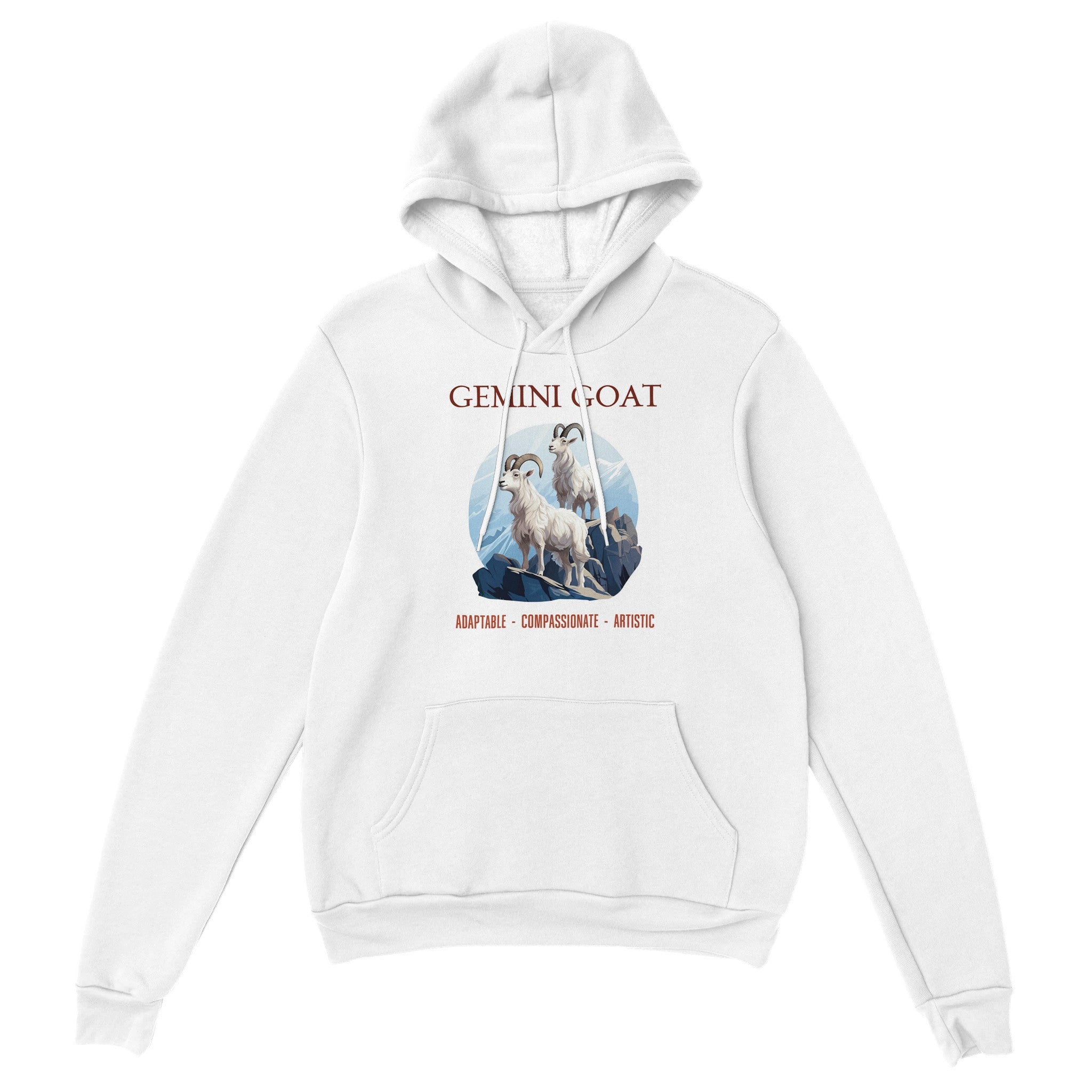 Gemini Goat Premium Unisex Pullover Hoodie