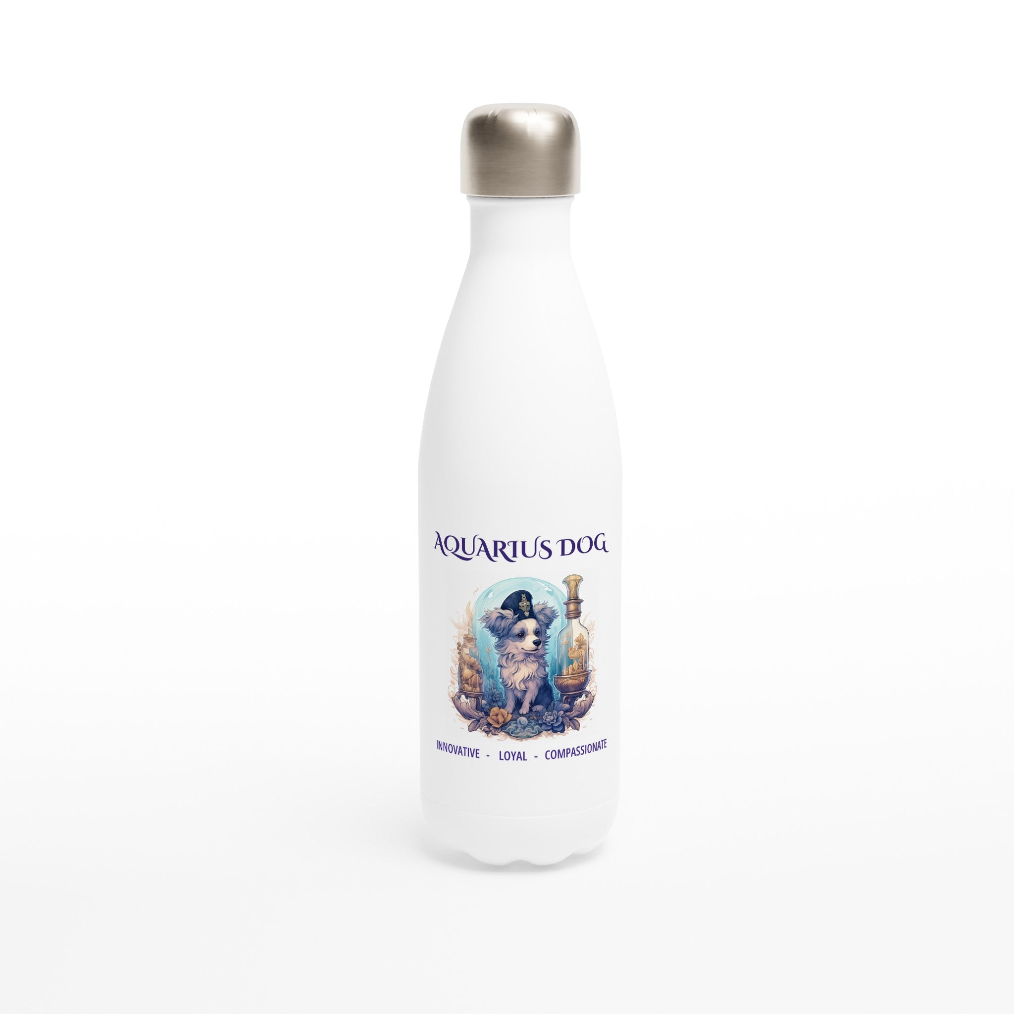 Aquarius Dog Stainless Steel Water Bottle