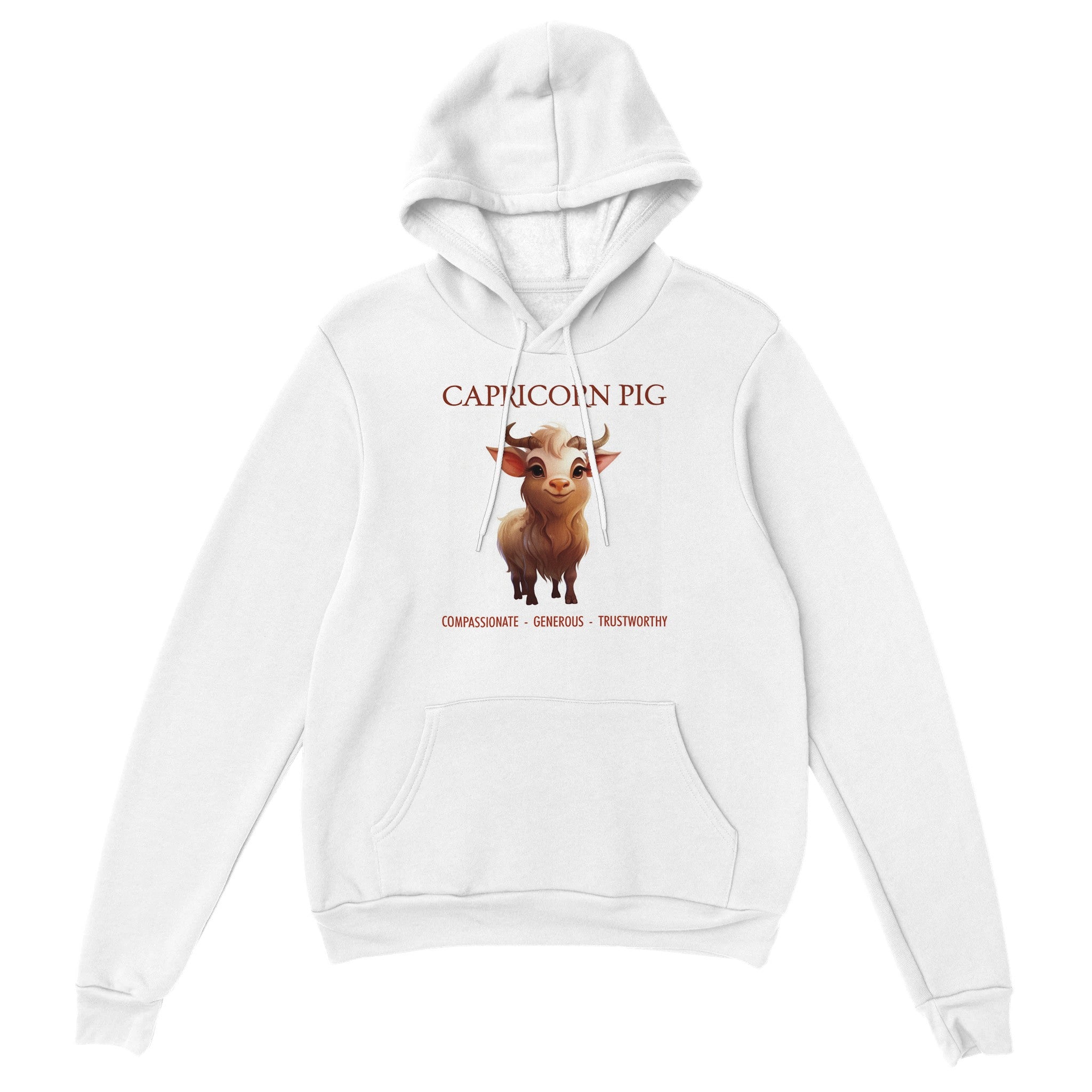 Capricorn Pig Premium Unisex Pullover Hoodie