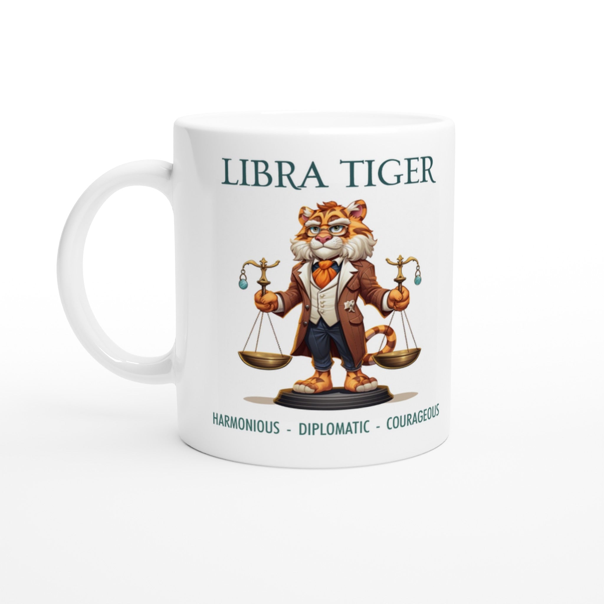 Libra Tiger Ceramic Mug