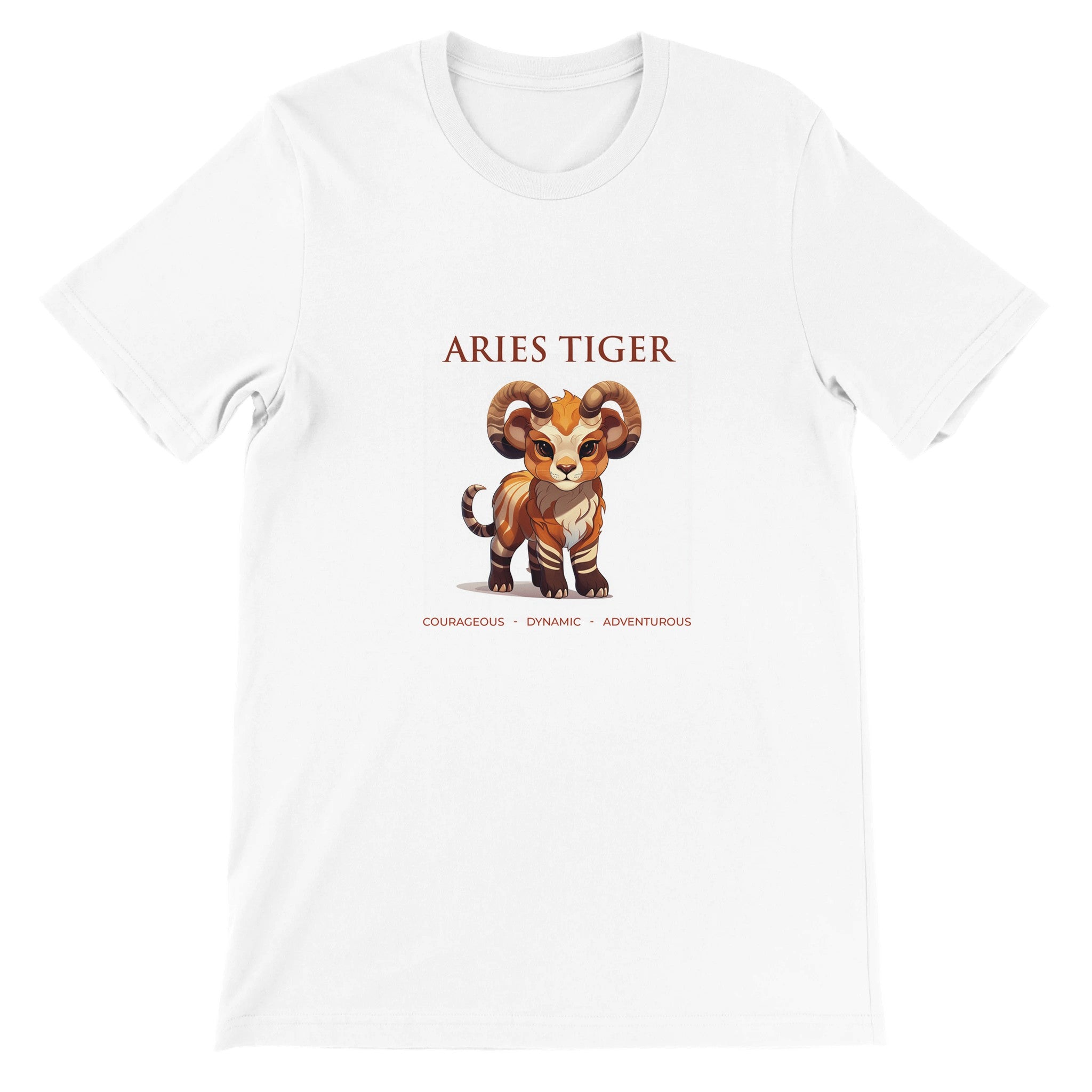 Aries Tiger Premium Unisex Crewneck T-shirt