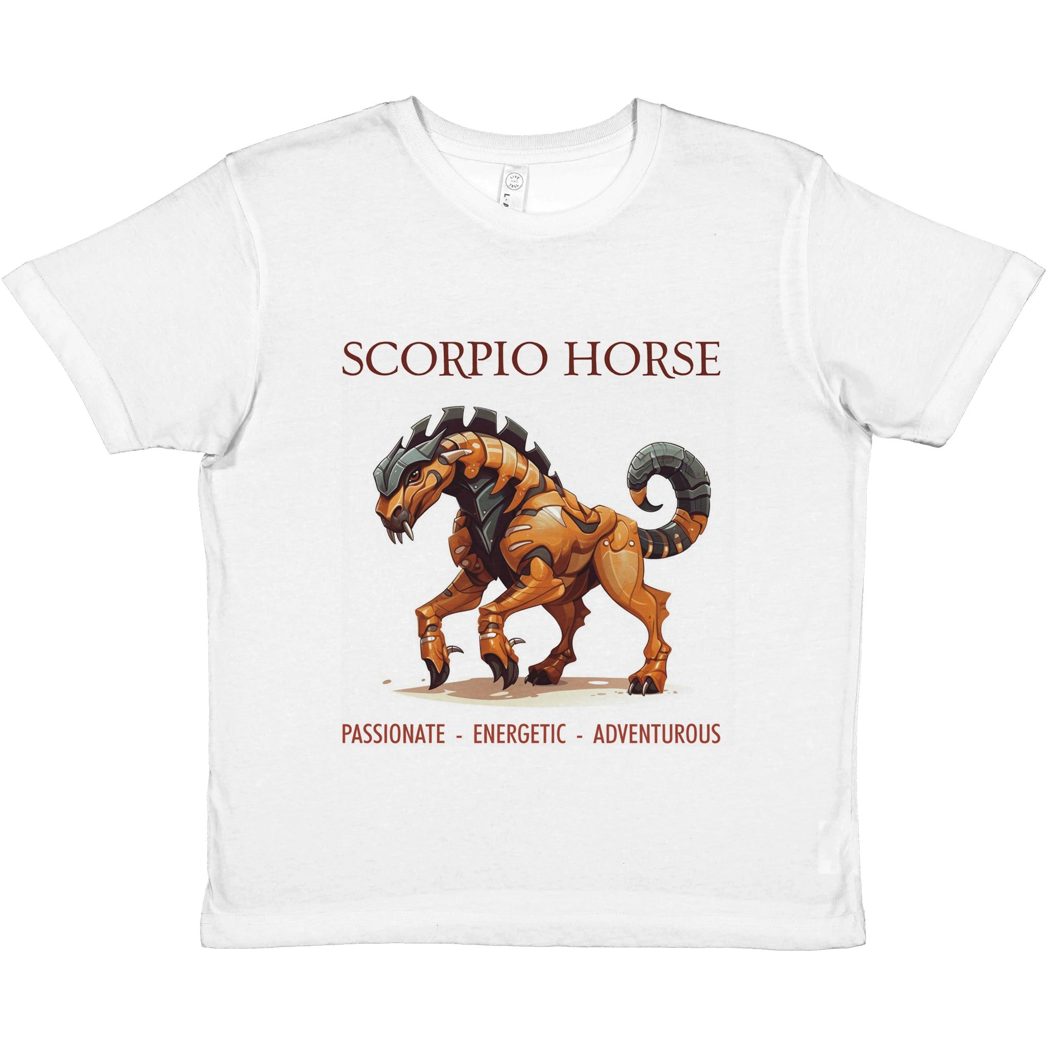 Scorpio Horse Premium Kids Crewneck T-shirt
