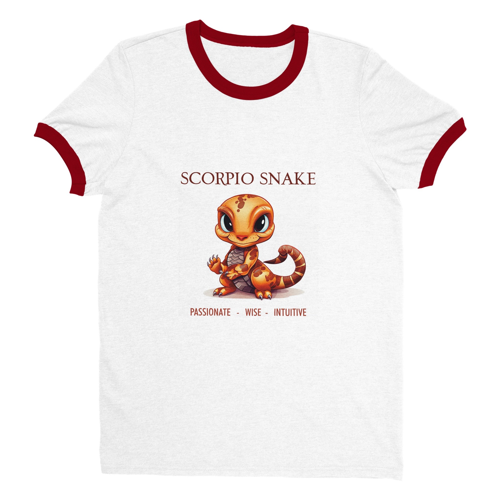 Scorpio Snake (M) Unisex Ringer T-shirt