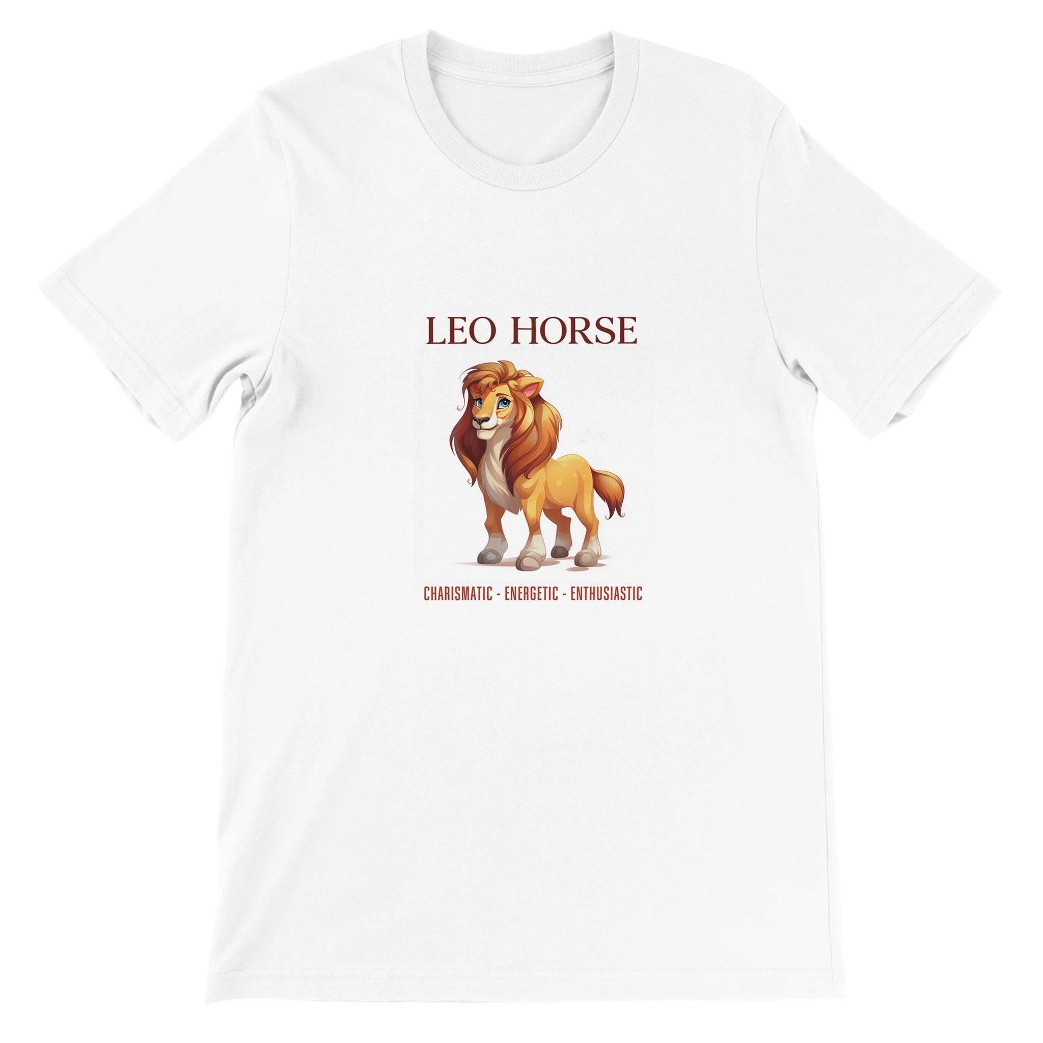 Leo Horse Premium Unisex Crewneck T-shirt