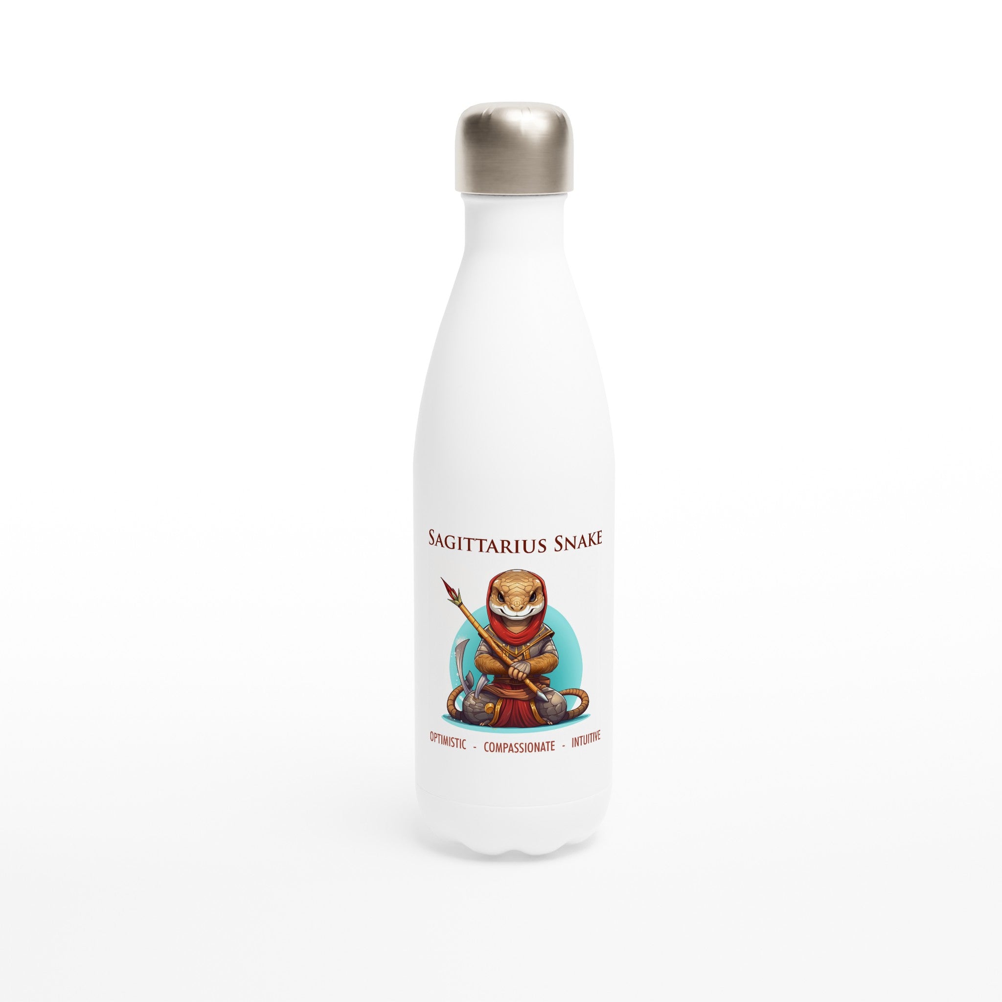 Sagittarius Snake (F) Stainless Steel Water Bottle