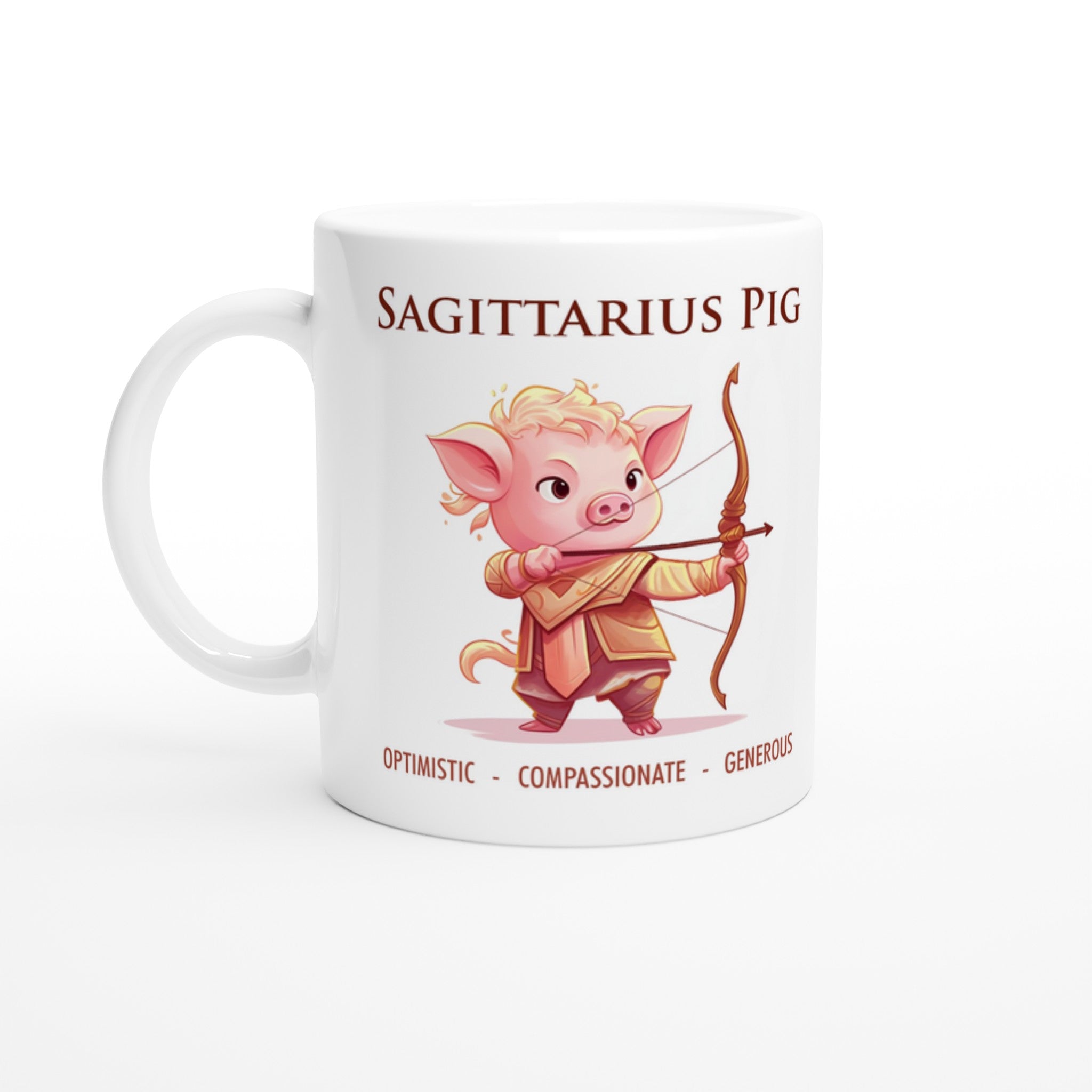 Sagittarius Pig Ceramic Mug