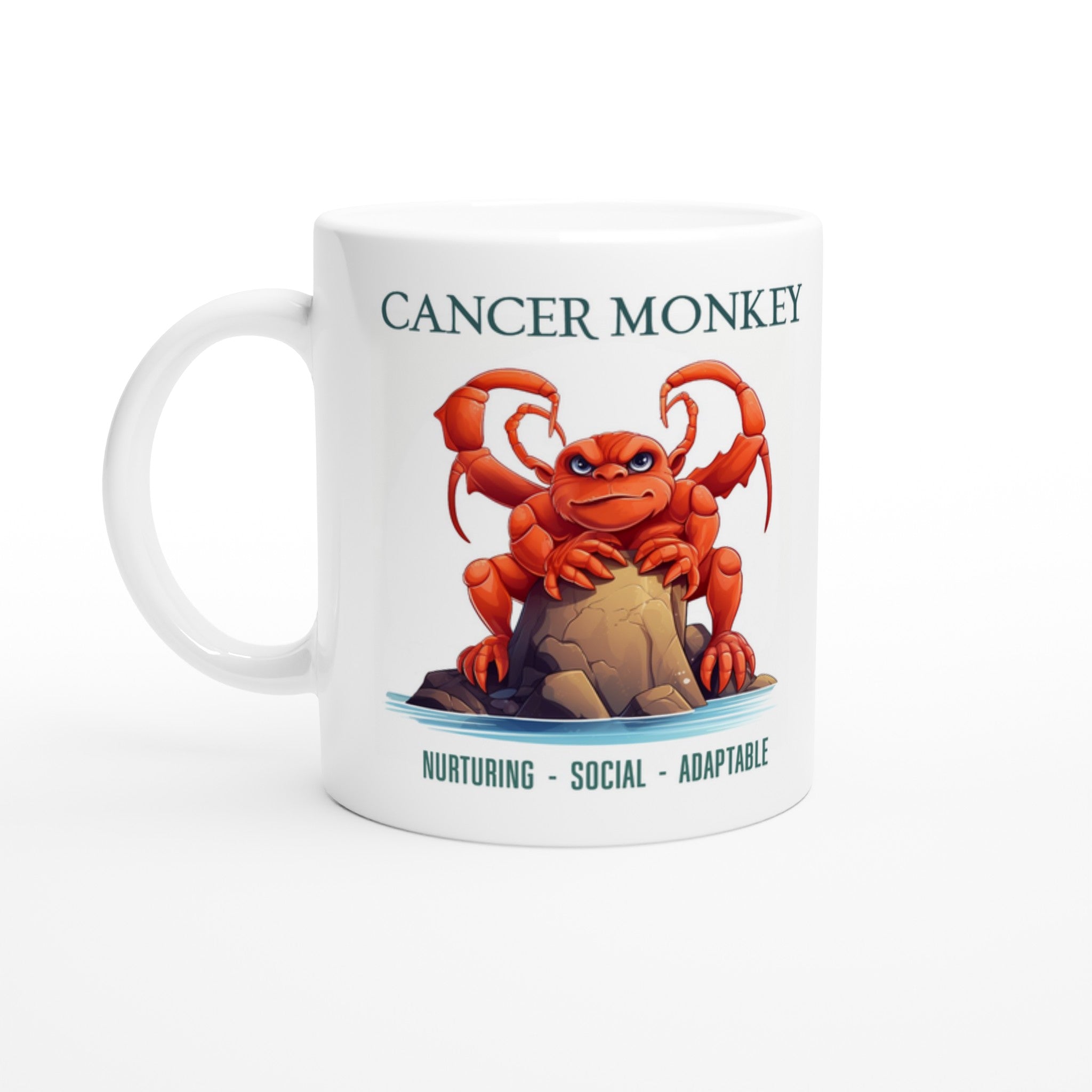 Cancer Monkey Ceramic Mug