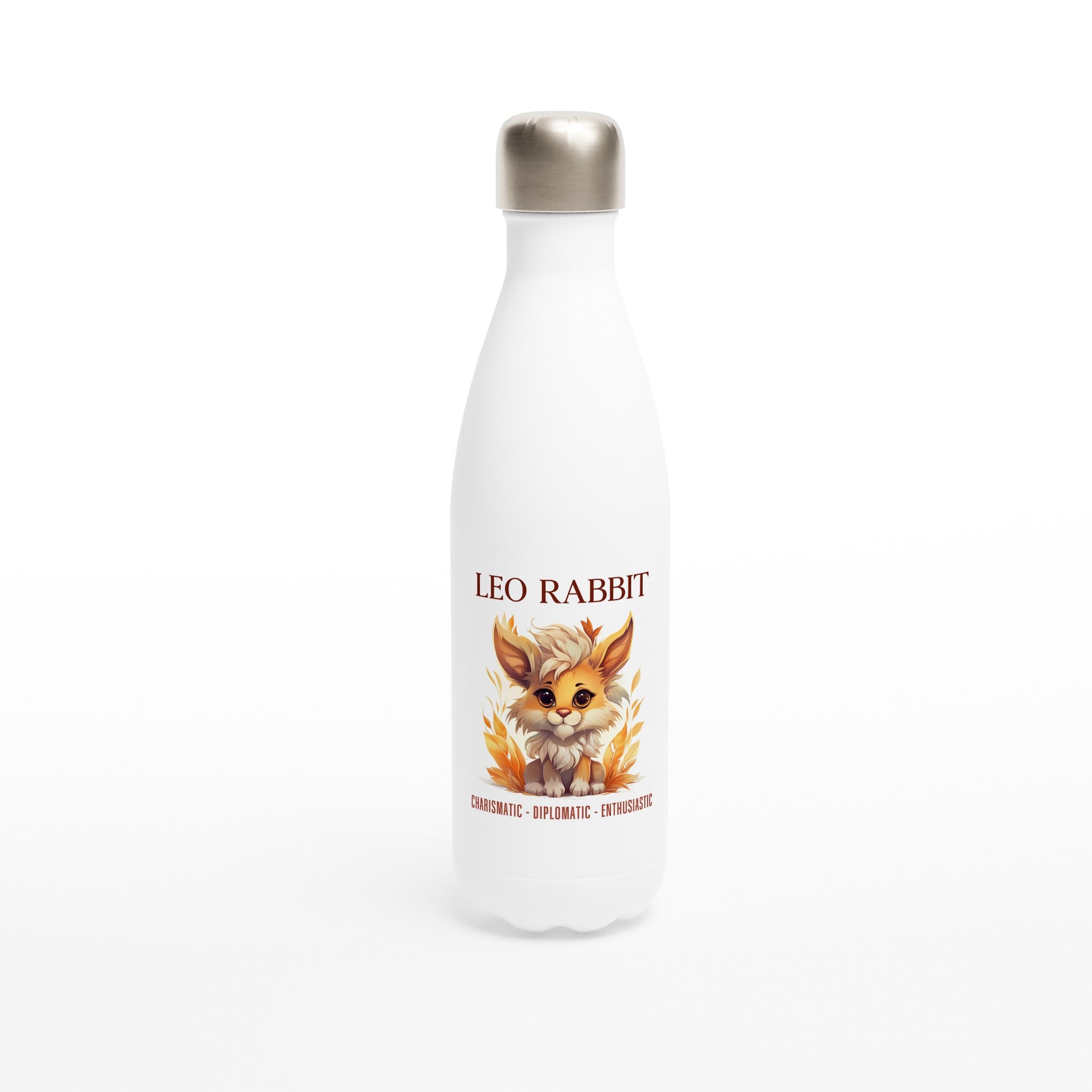Leo Rabbit (F) Stainless Steel Water Bottle