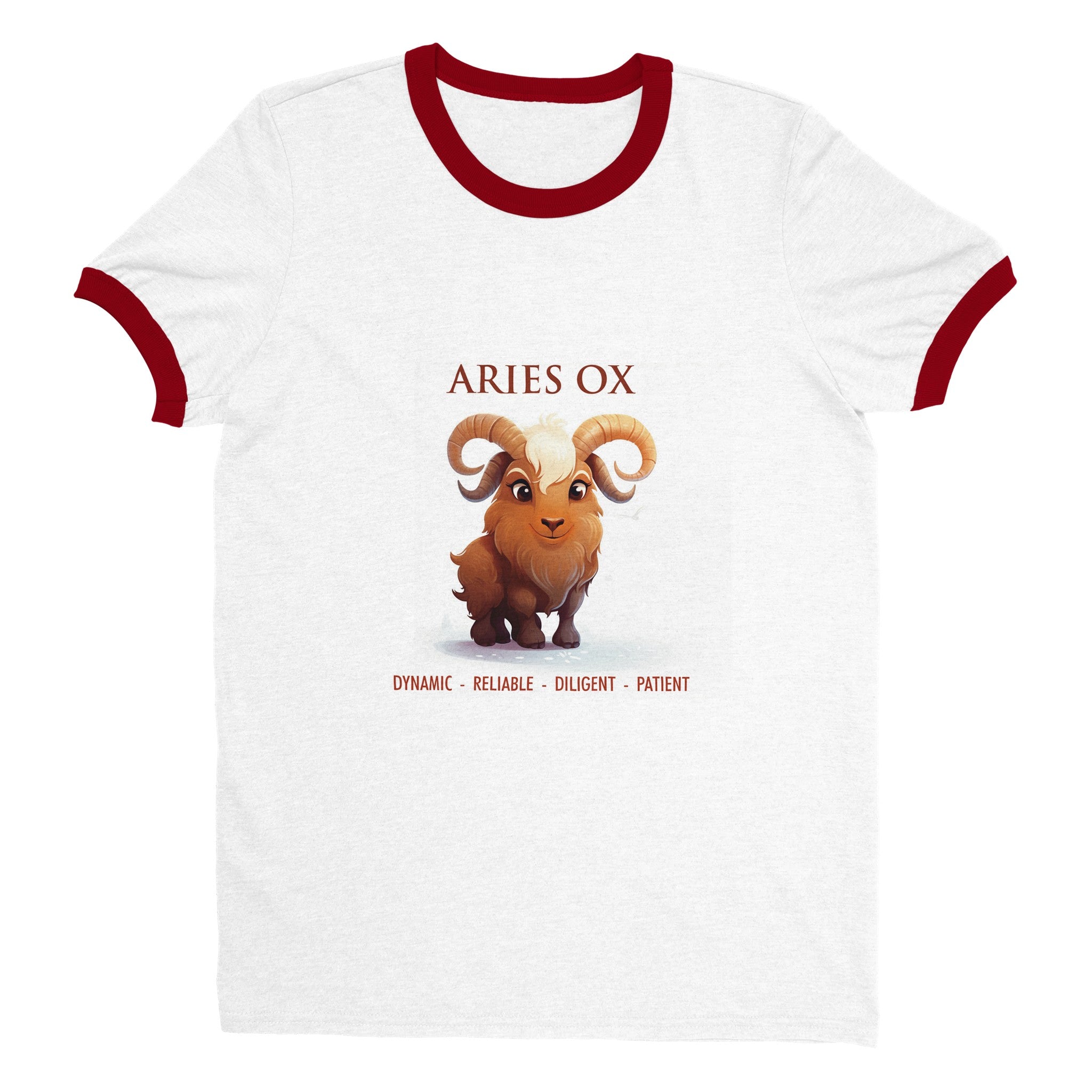 Aries Ox Unisex Ringer T-shirt