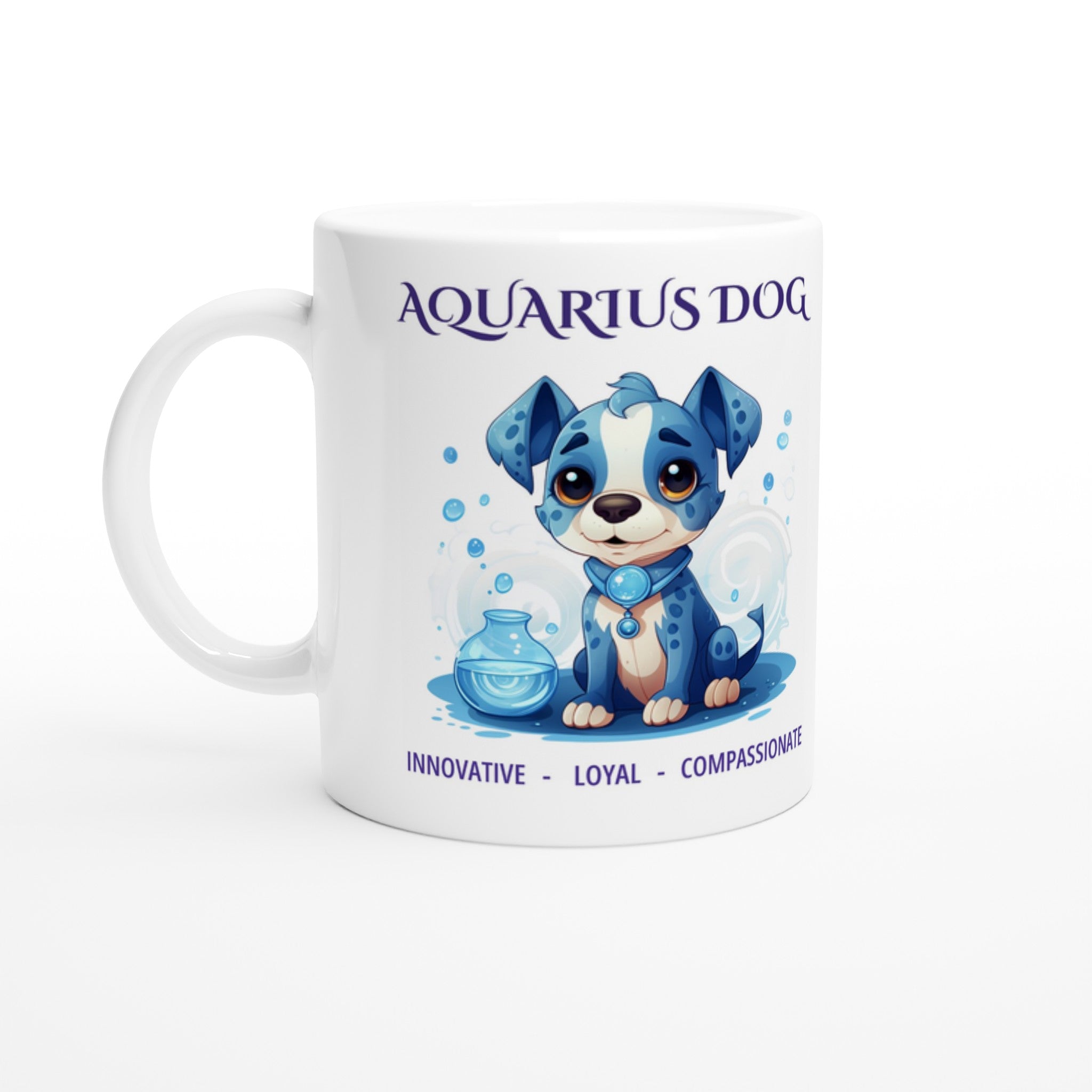 Aquarius Dog Kids Ceramic Mug