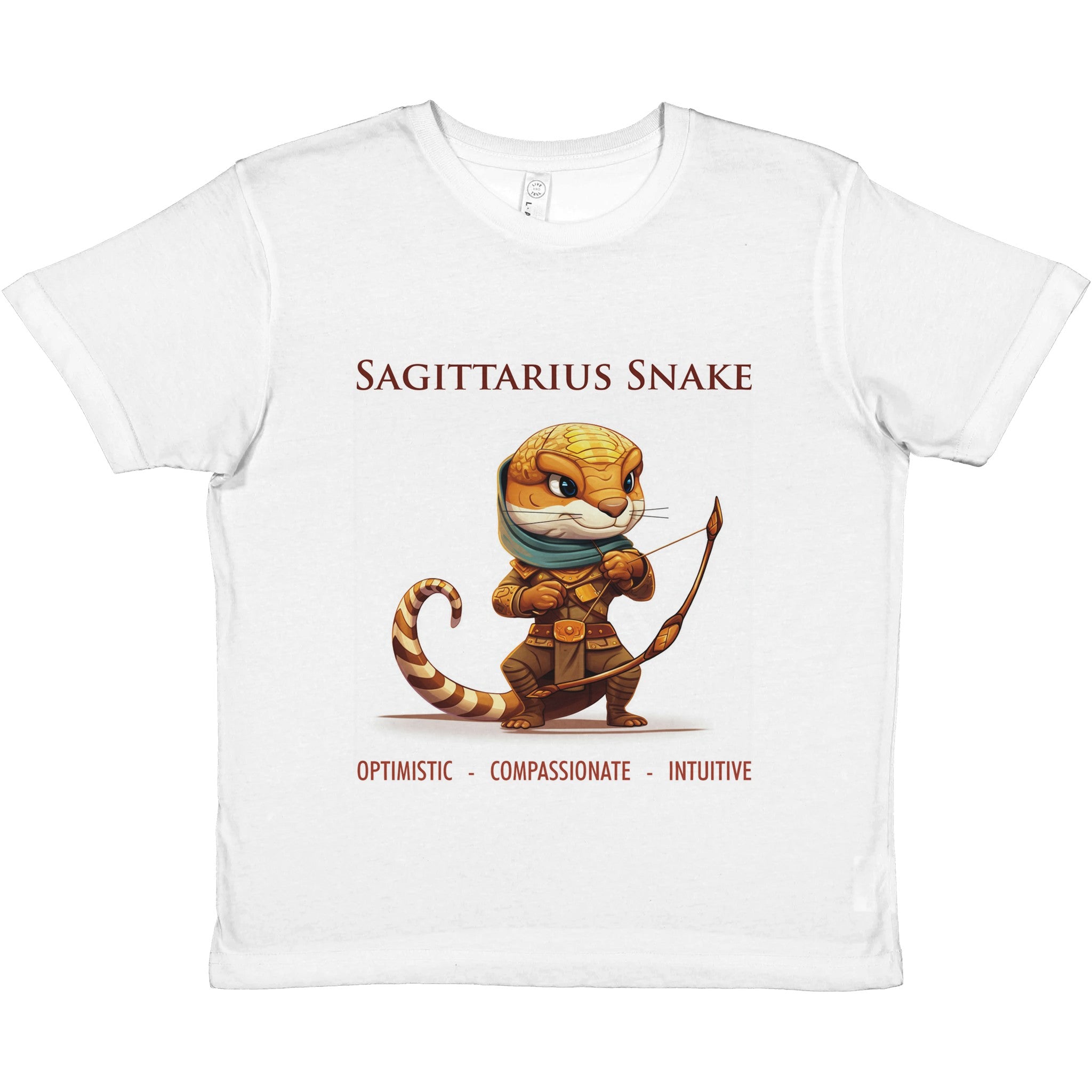 Sagittarius-Snake Premium Kids Crewneck T-shirt