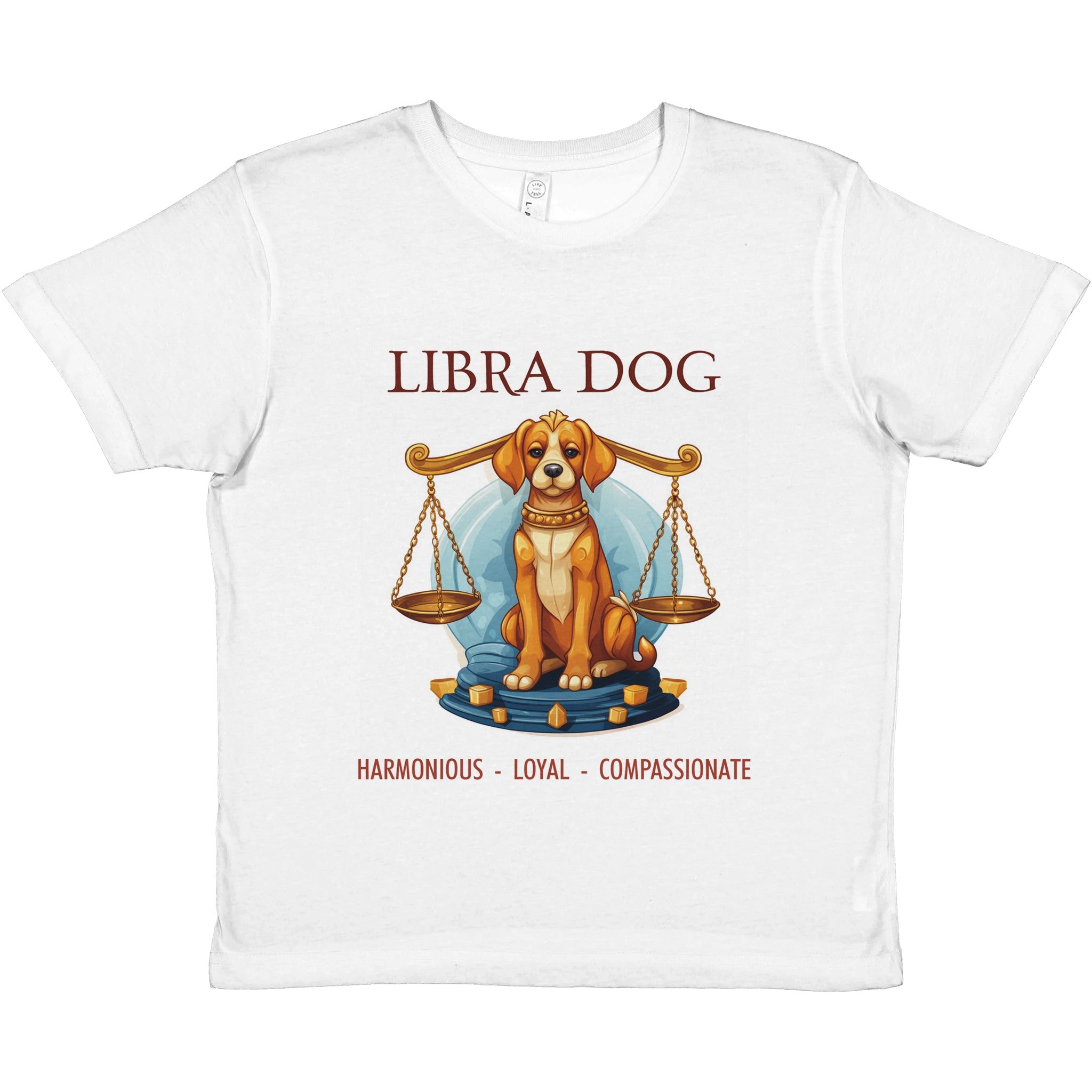 Libra-Dog Crewneck T-shirt