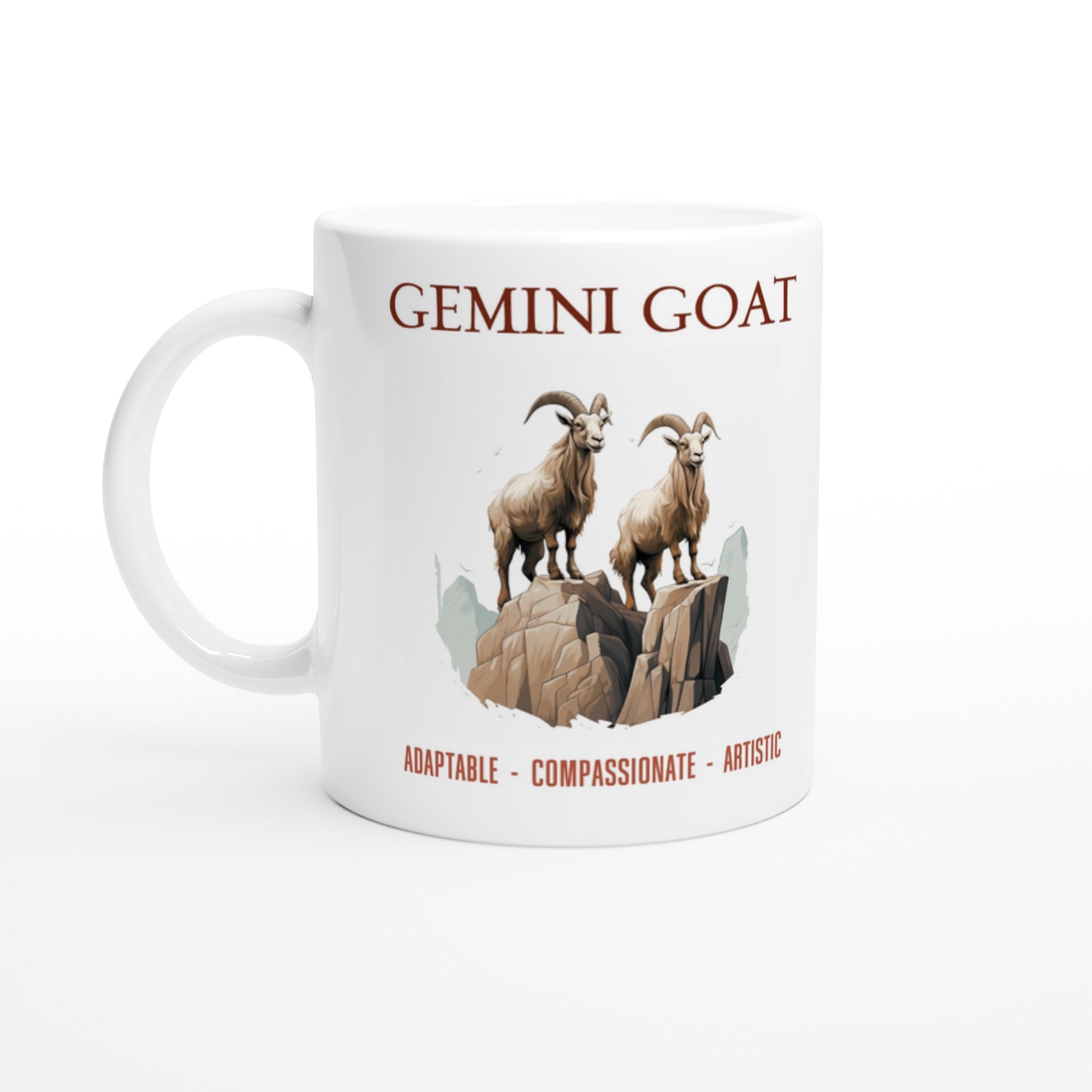 Gemini Goat (2) Ceramic Mug