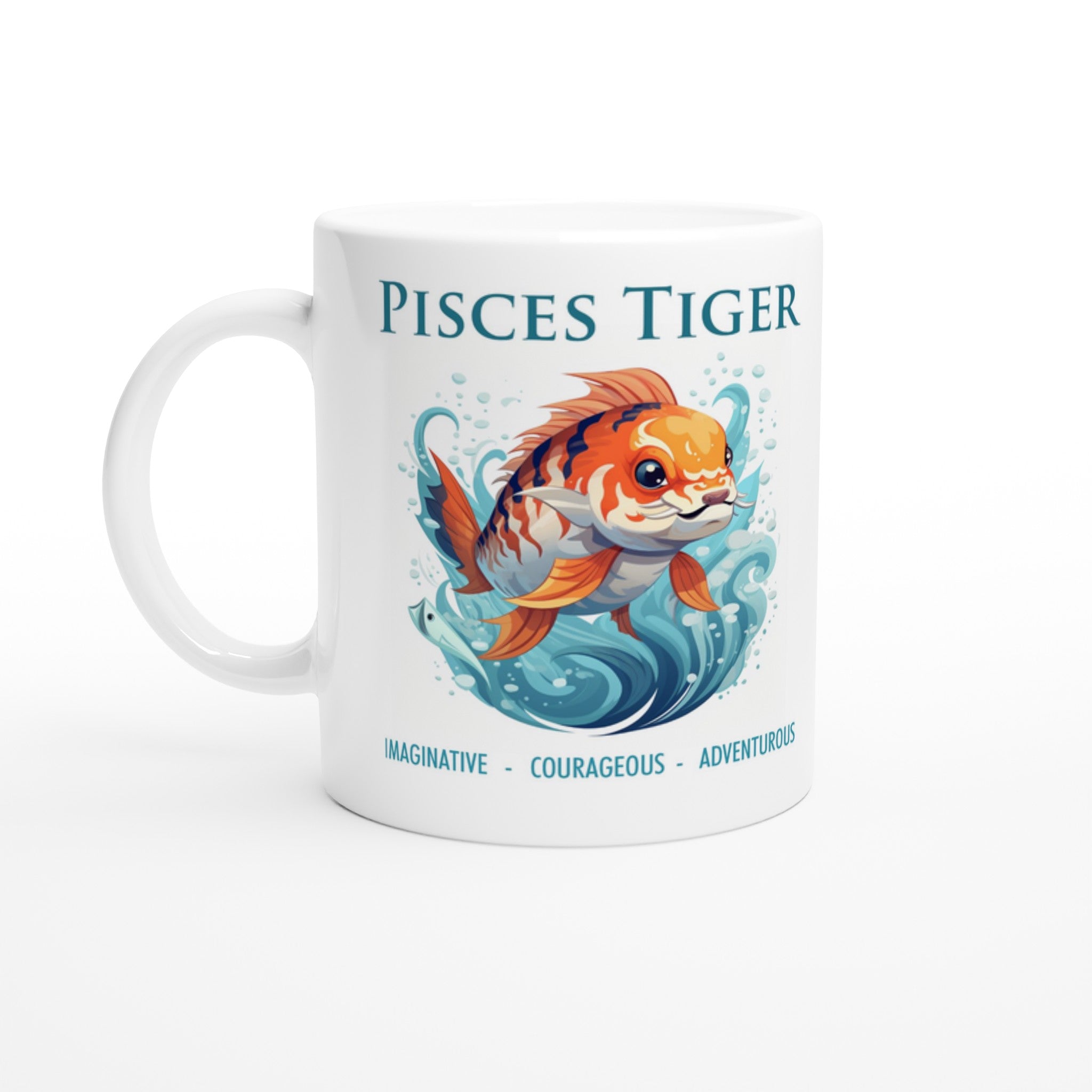 Pisces Tiger Ceramic Mug