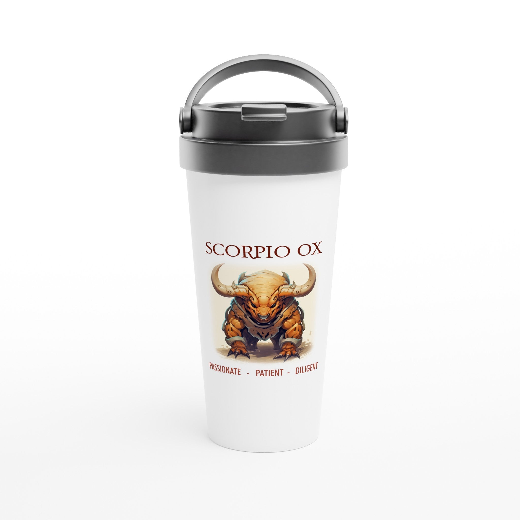 Scorpio Ox Stainless Steel Travel Mug